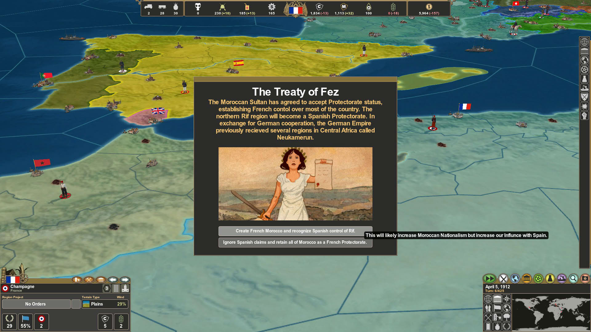 Screenshot for Making History: The Great War