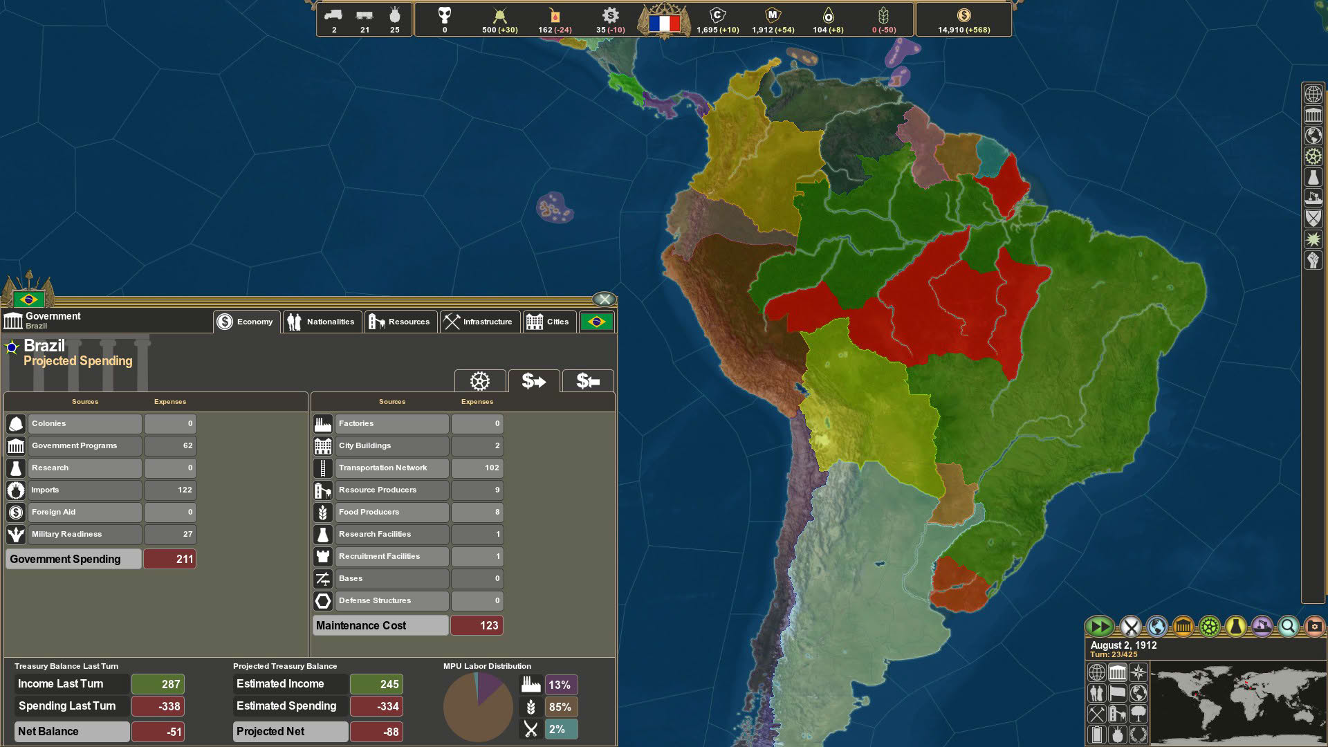 Screenshot for Making History: The Great War