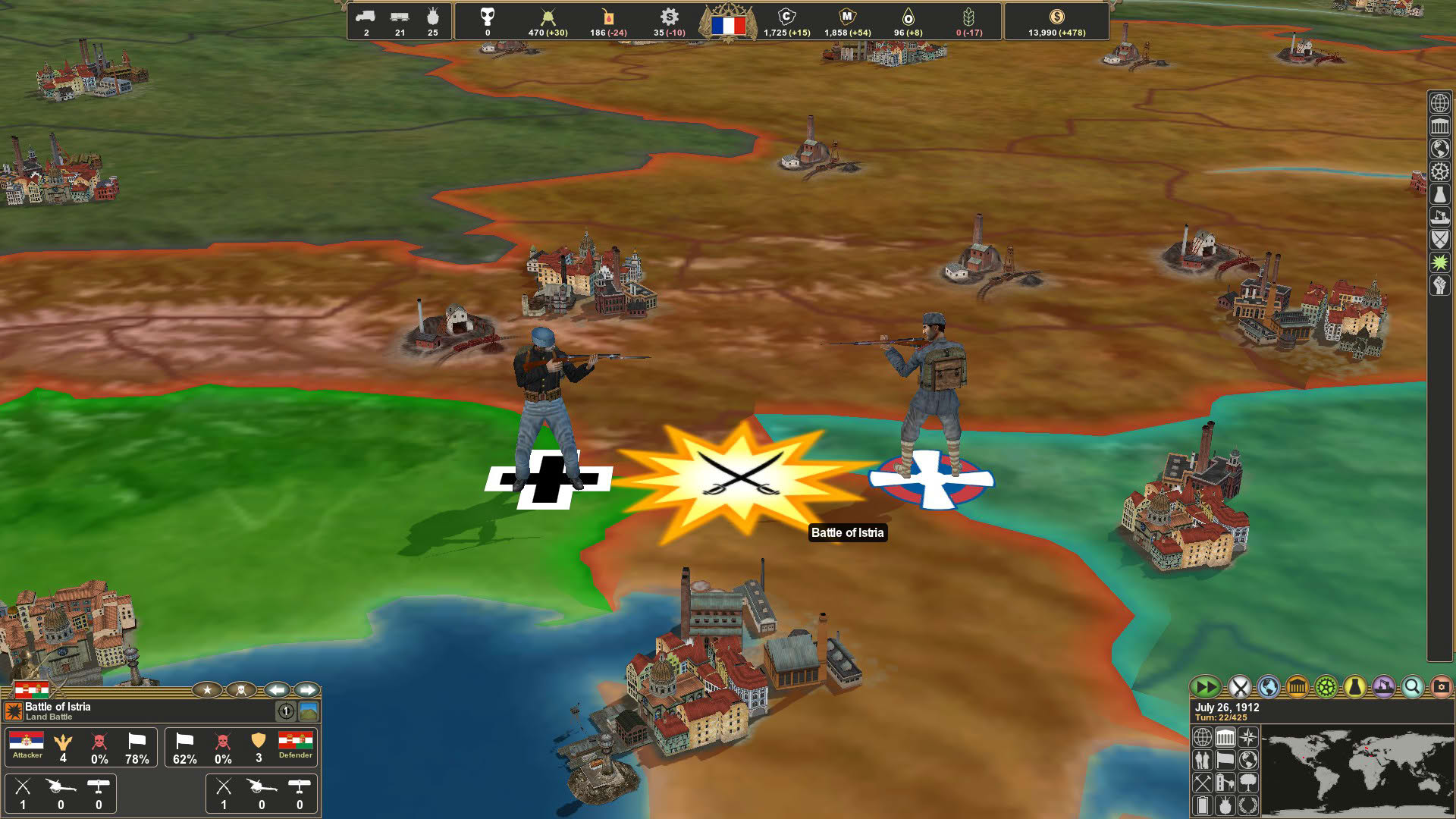 Screenshot for Making History: The Great War