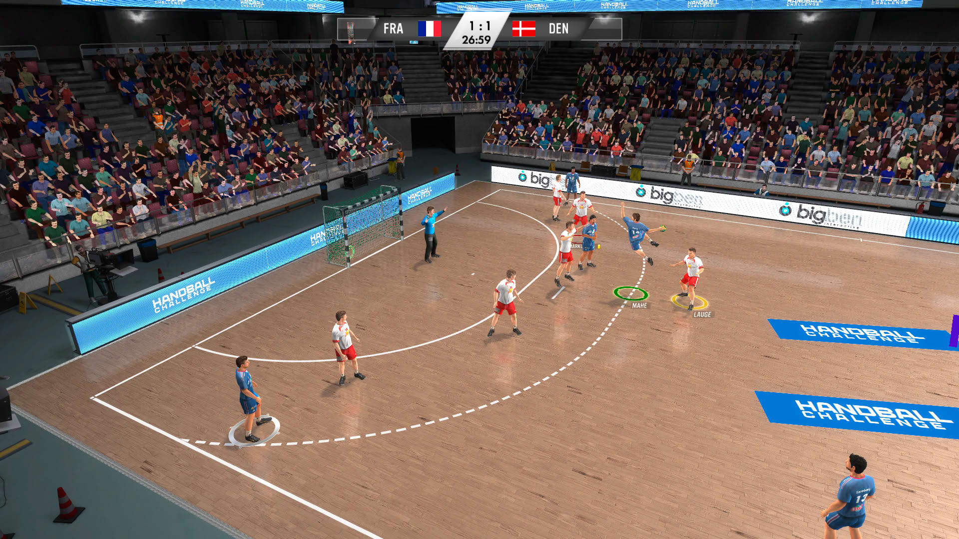 Screenshot for IHF Handball Challenge 14