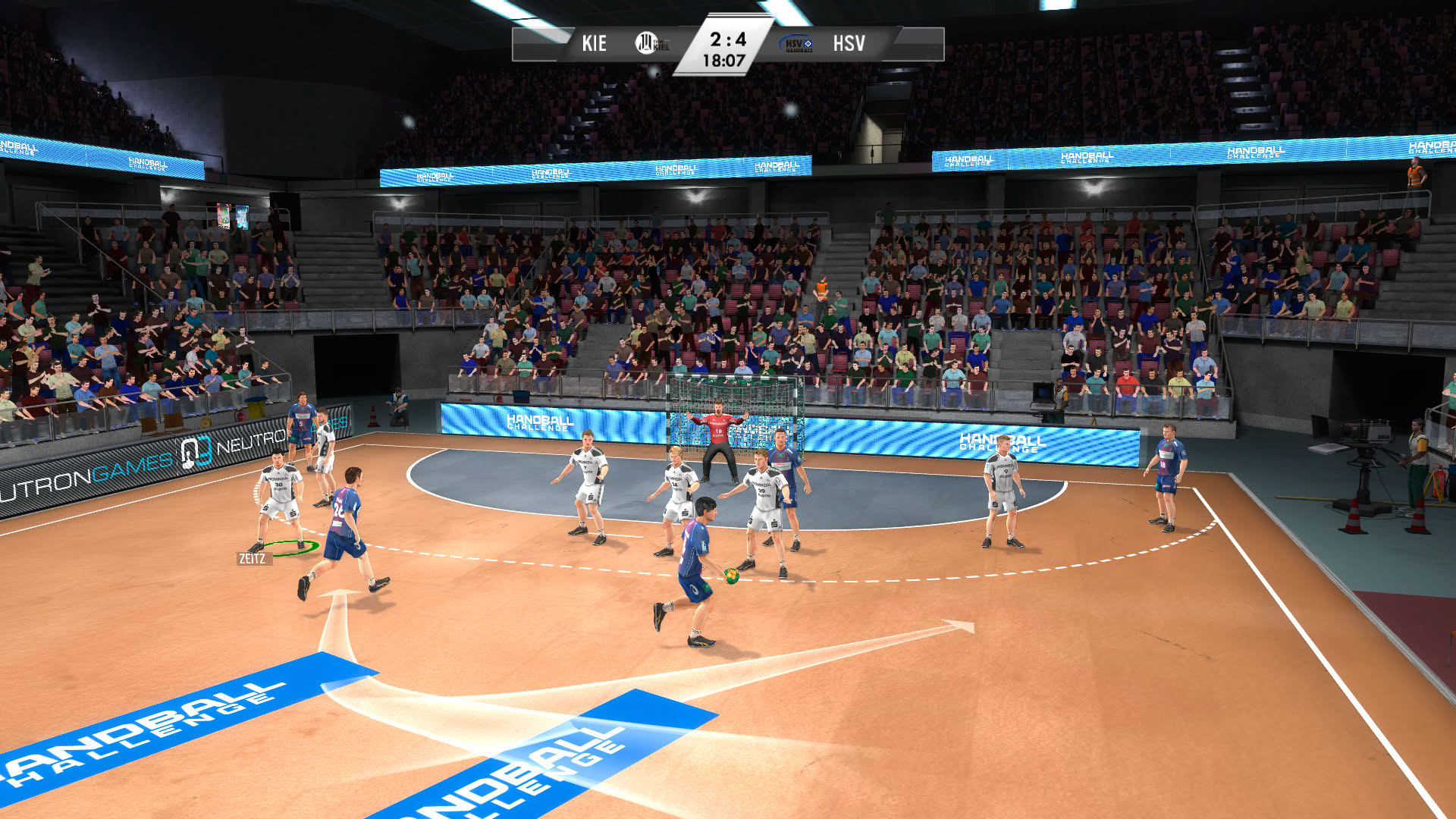Screenshot for IHF Handball Challenge 14