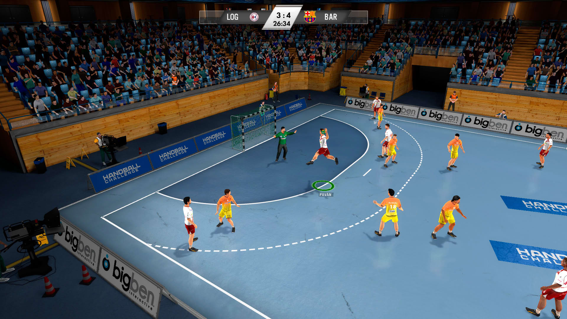 Screenshot for IHF Handball Challenge 14