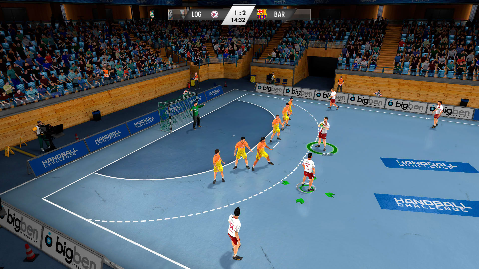 Screenshot for IHF Handball Challenge 14