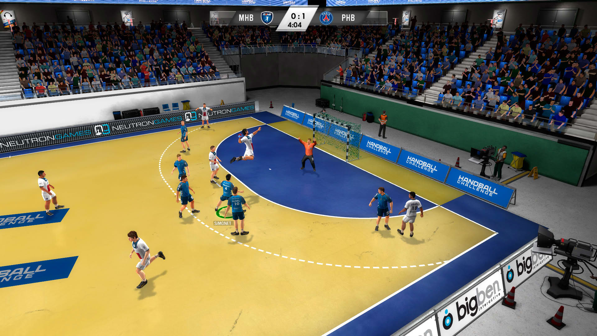 Screenshot for IHF Handball Challenge 14