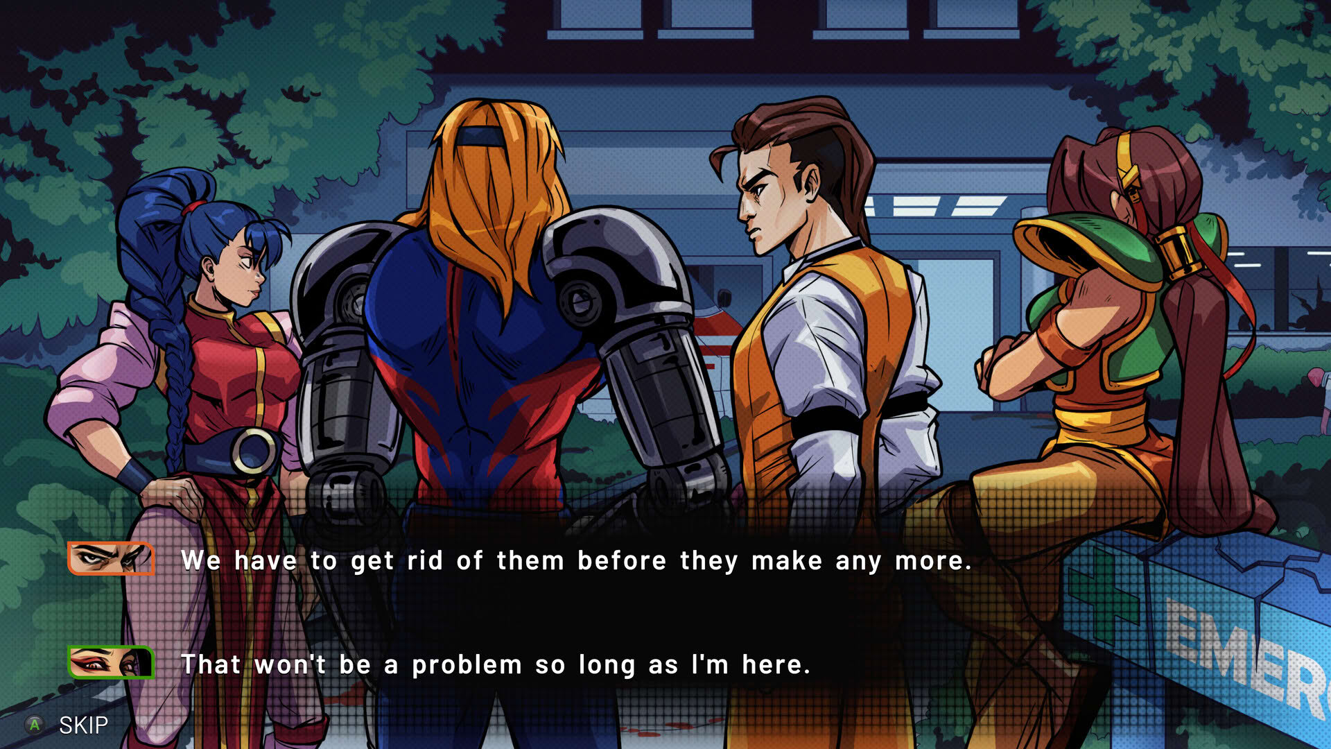 Screenshot for Night Slashers: Remake