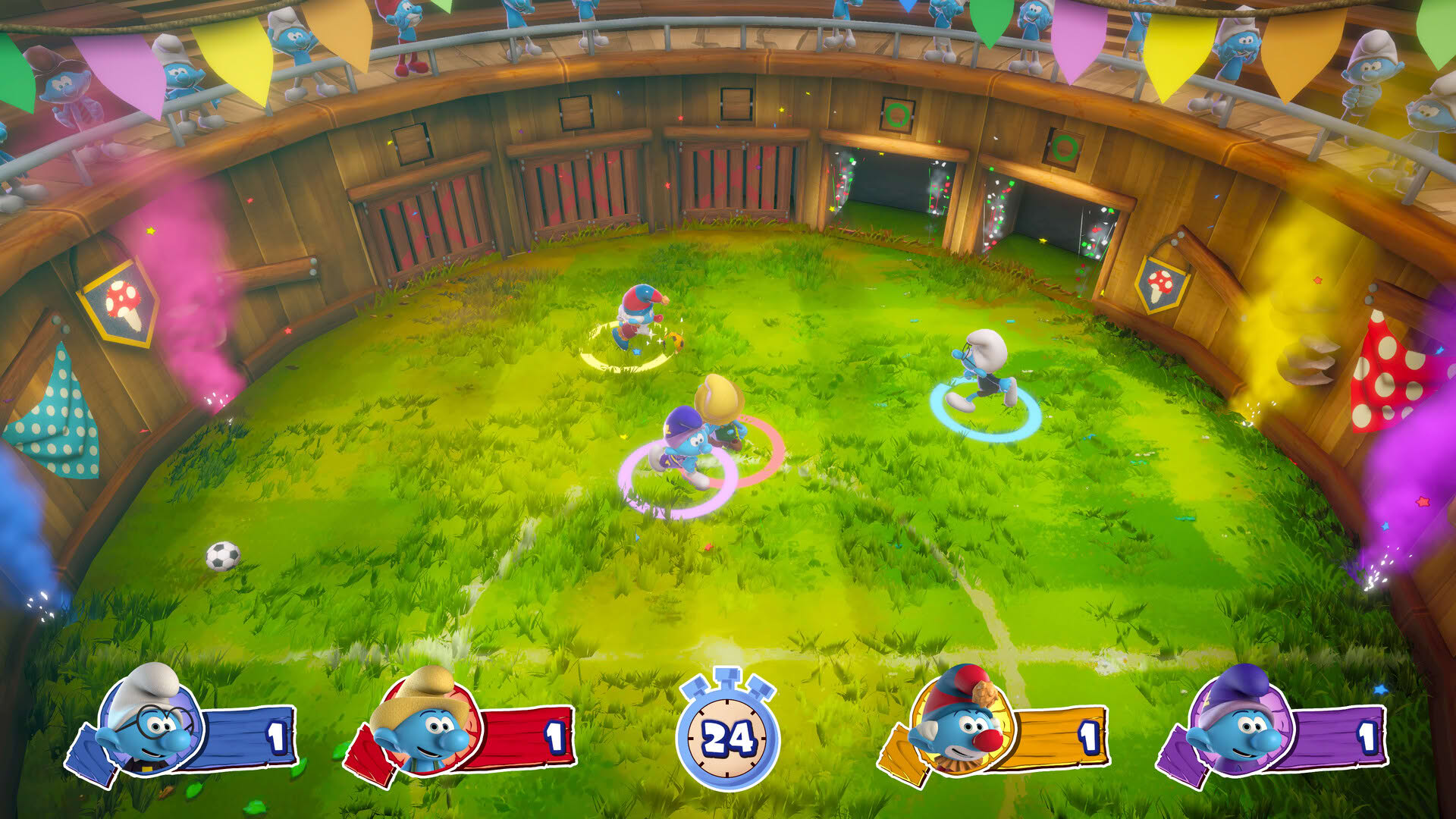 Screenshot for The Smurfs: Village Party