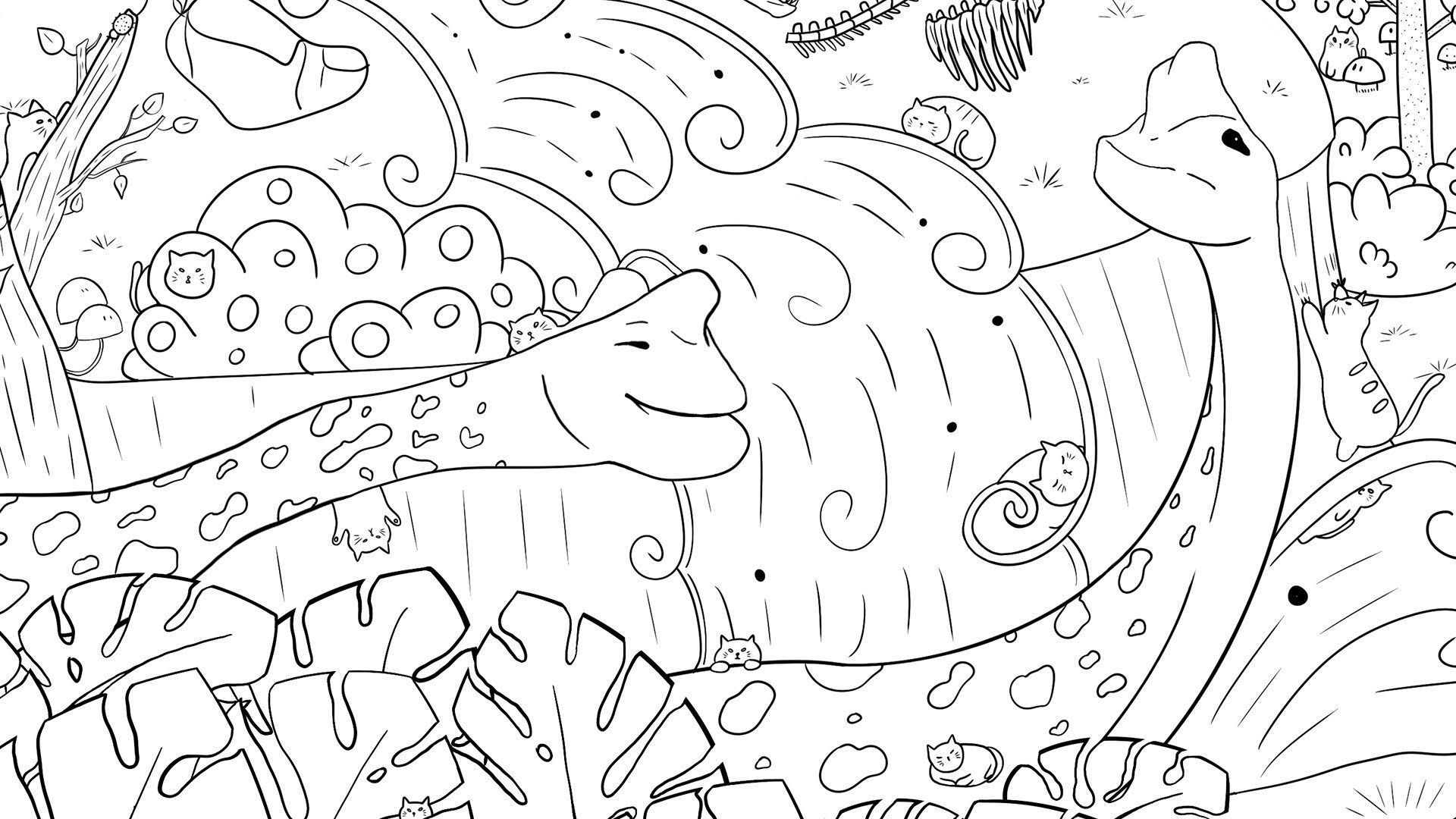Screenshot for 100 Dino Cats