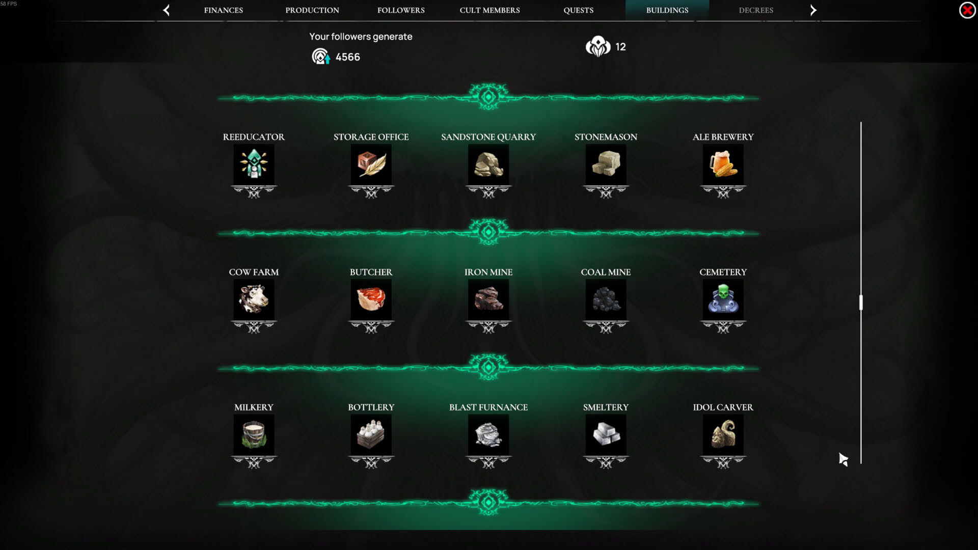 Screenshot for Worshippers of Cthulhu