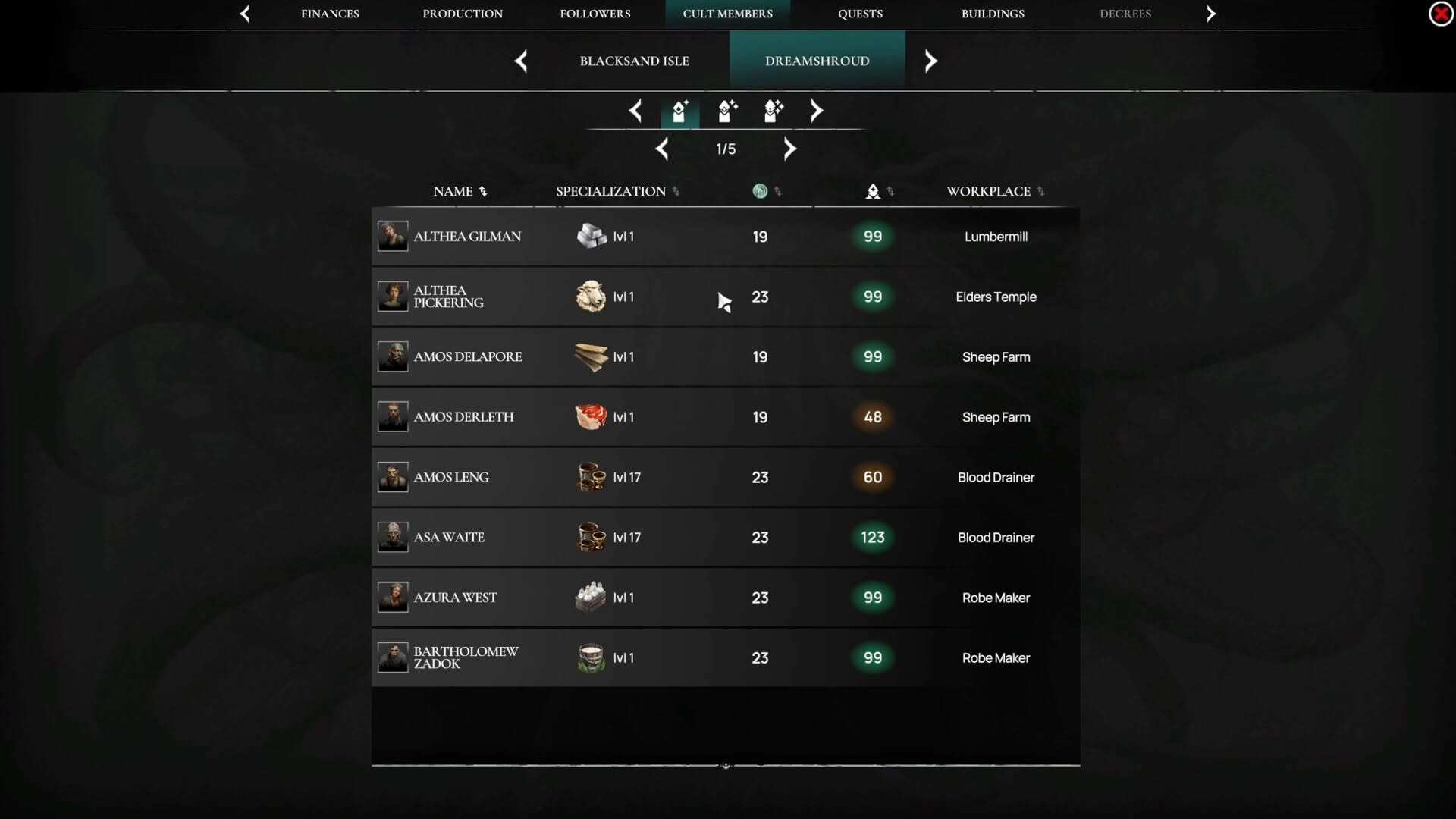 Screenshot for Worshippers of Cthulhu