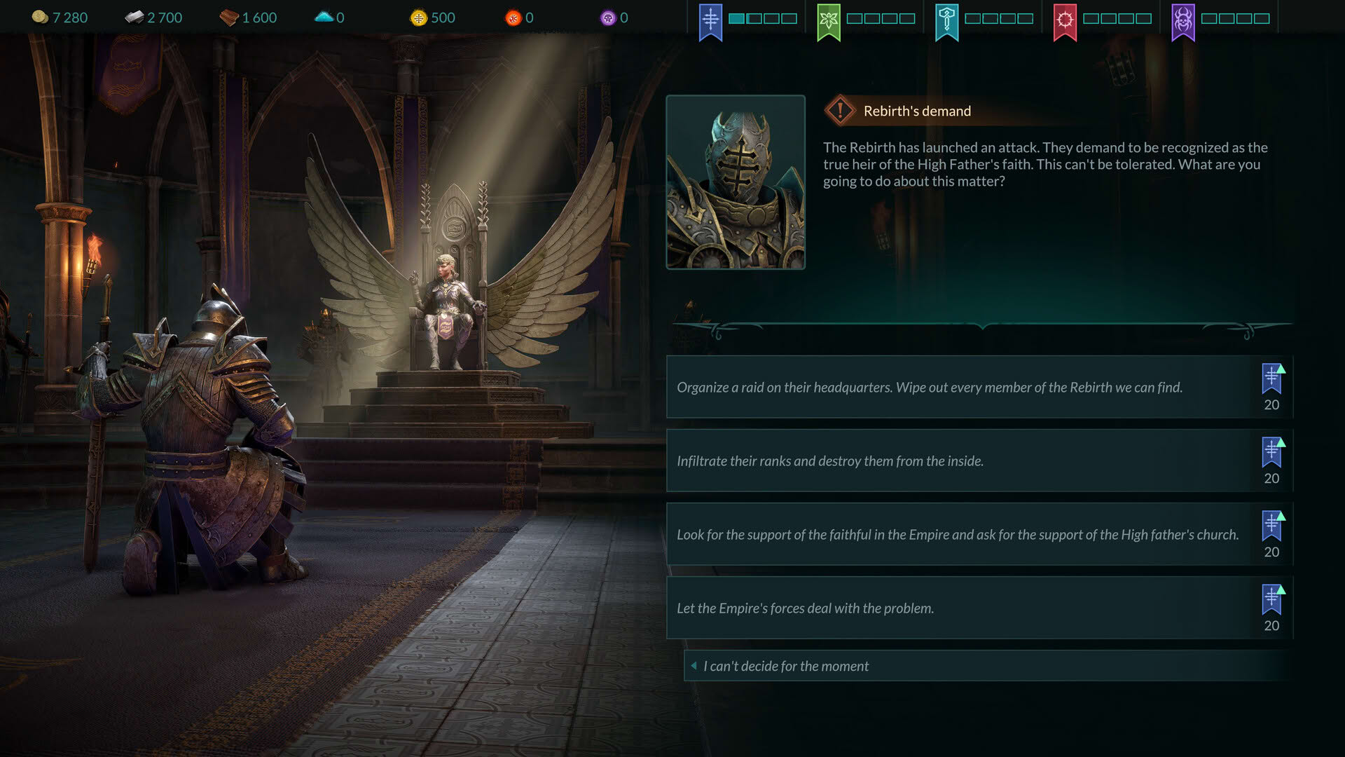 Screenshot for Disciples: Domination