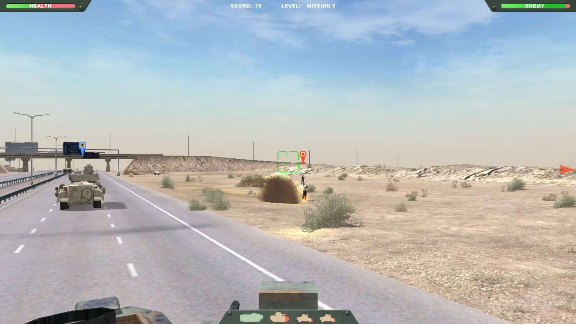 Screenshot for Desert Gunner