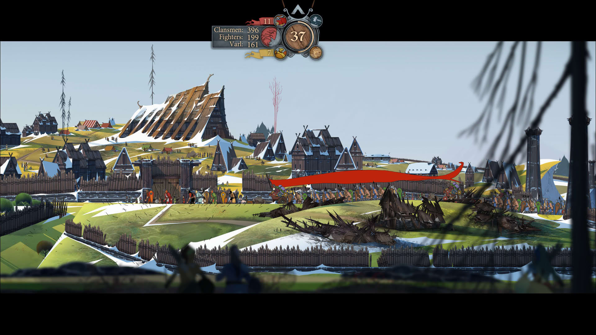 Screenshot for The Banner Saga 2