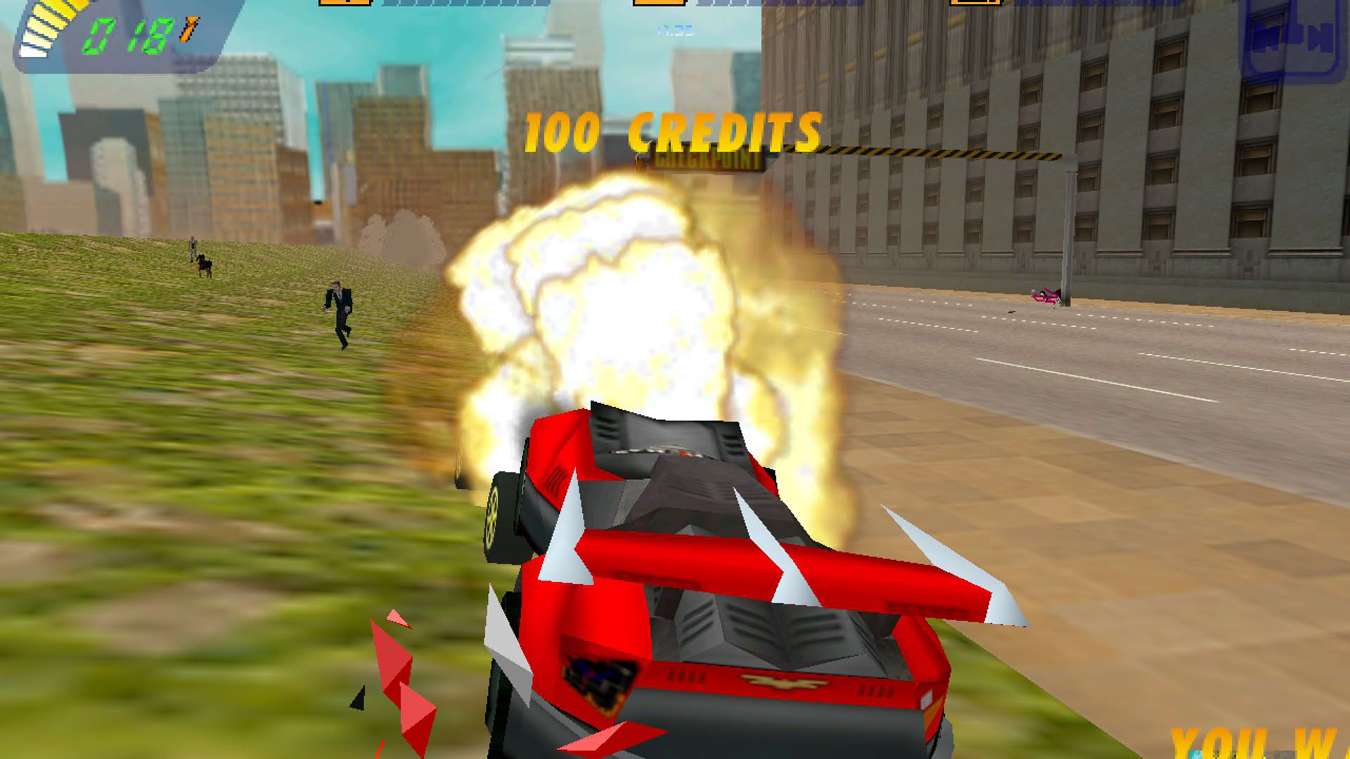 Screenshot for Carmageddon II: Carpocalypse Now