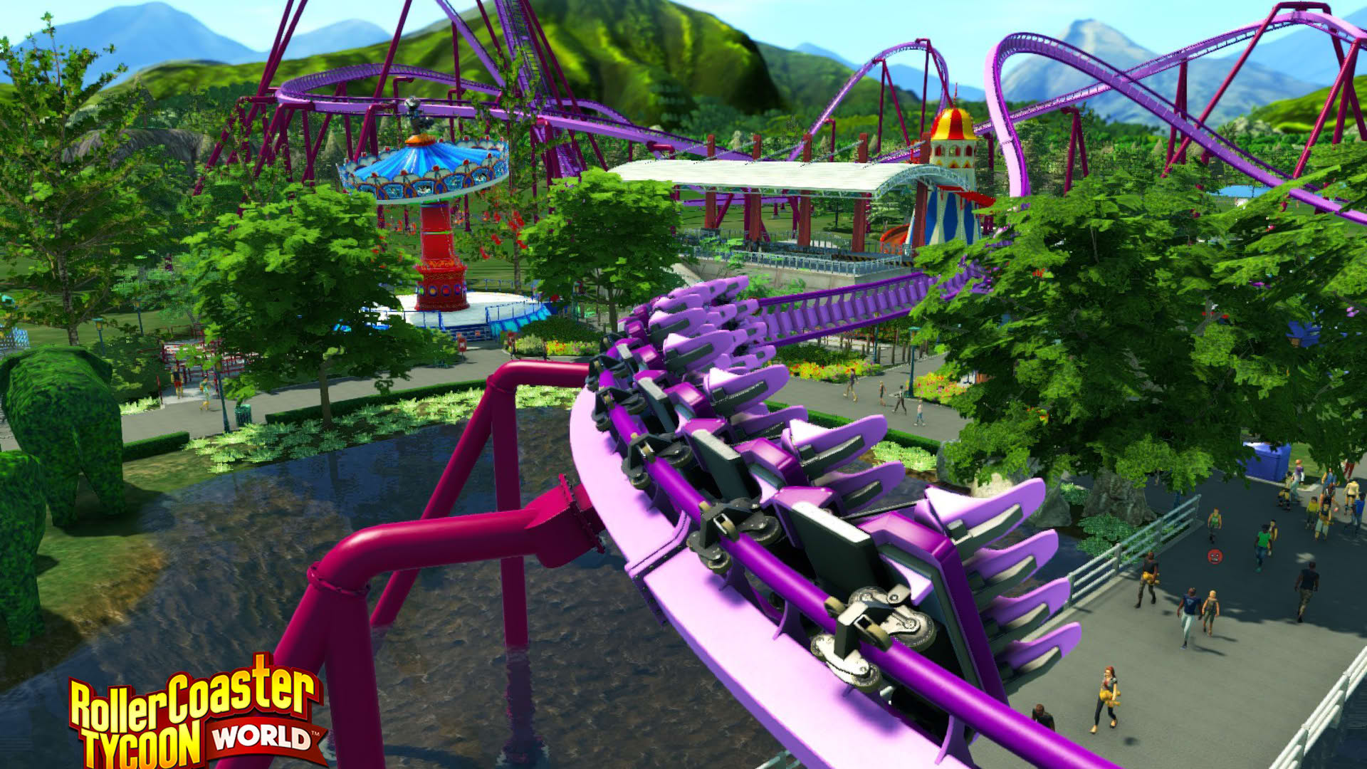 Screenshot for RollerCoaster Tycoon World