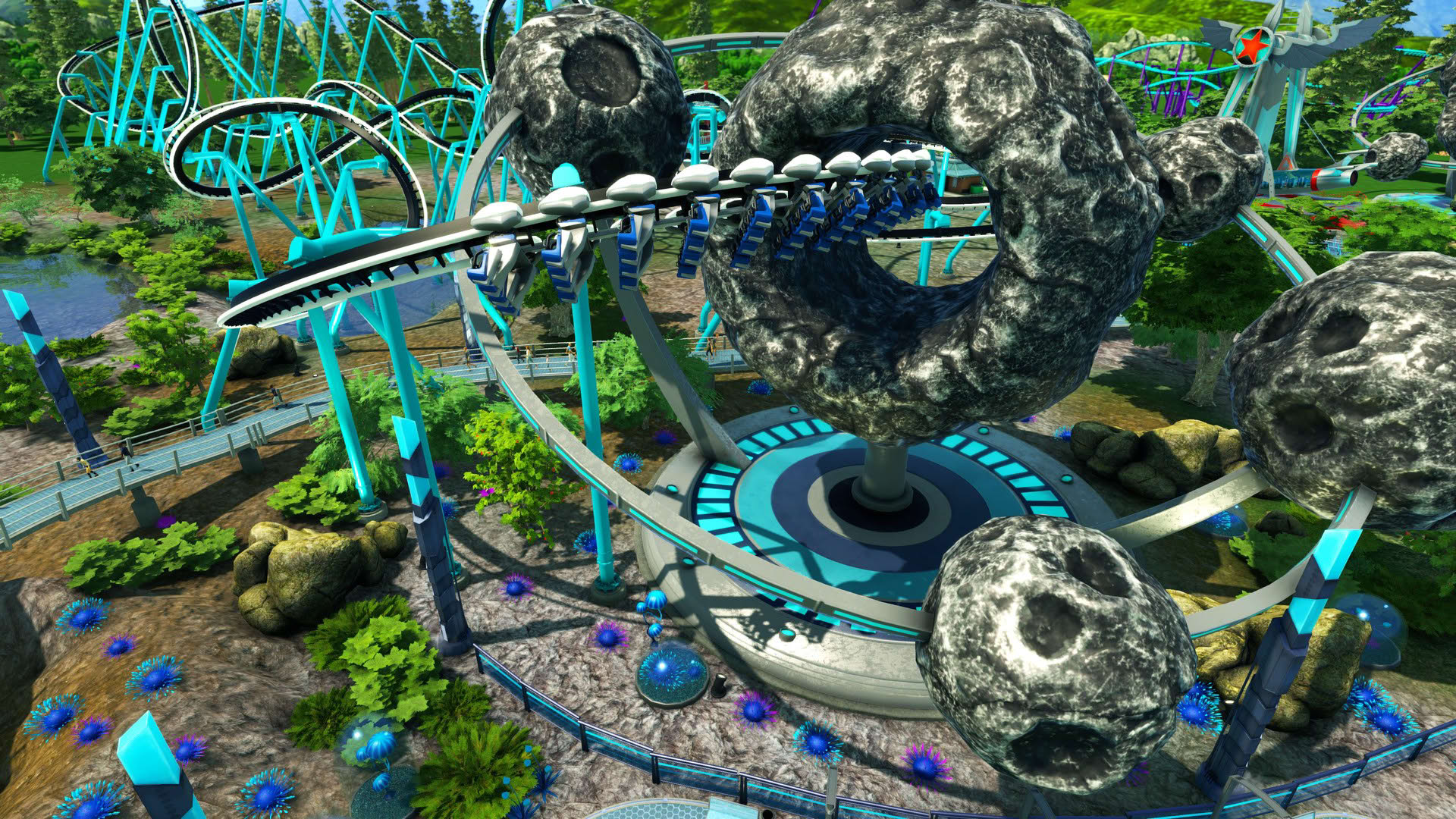 Screenshot for RollerCoaster Tycoon World