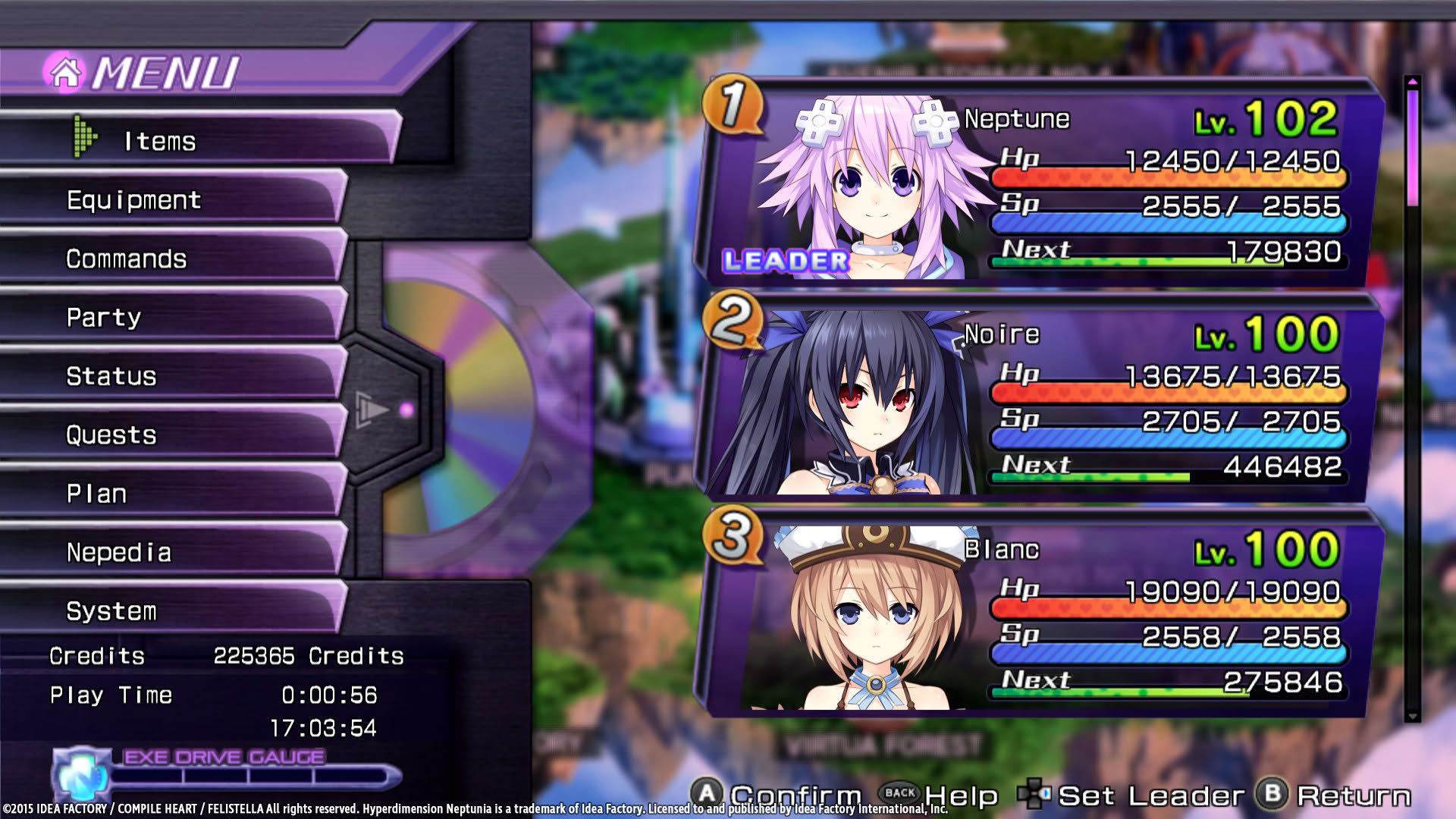 Screenshot for Hyperdimension Neptunia Re;Birth1