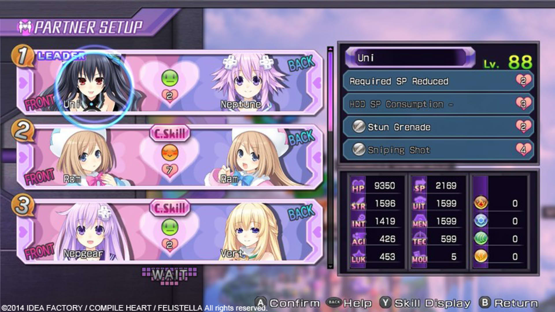 Screenshot for Hyperdimension Neptunia Re;Birth1