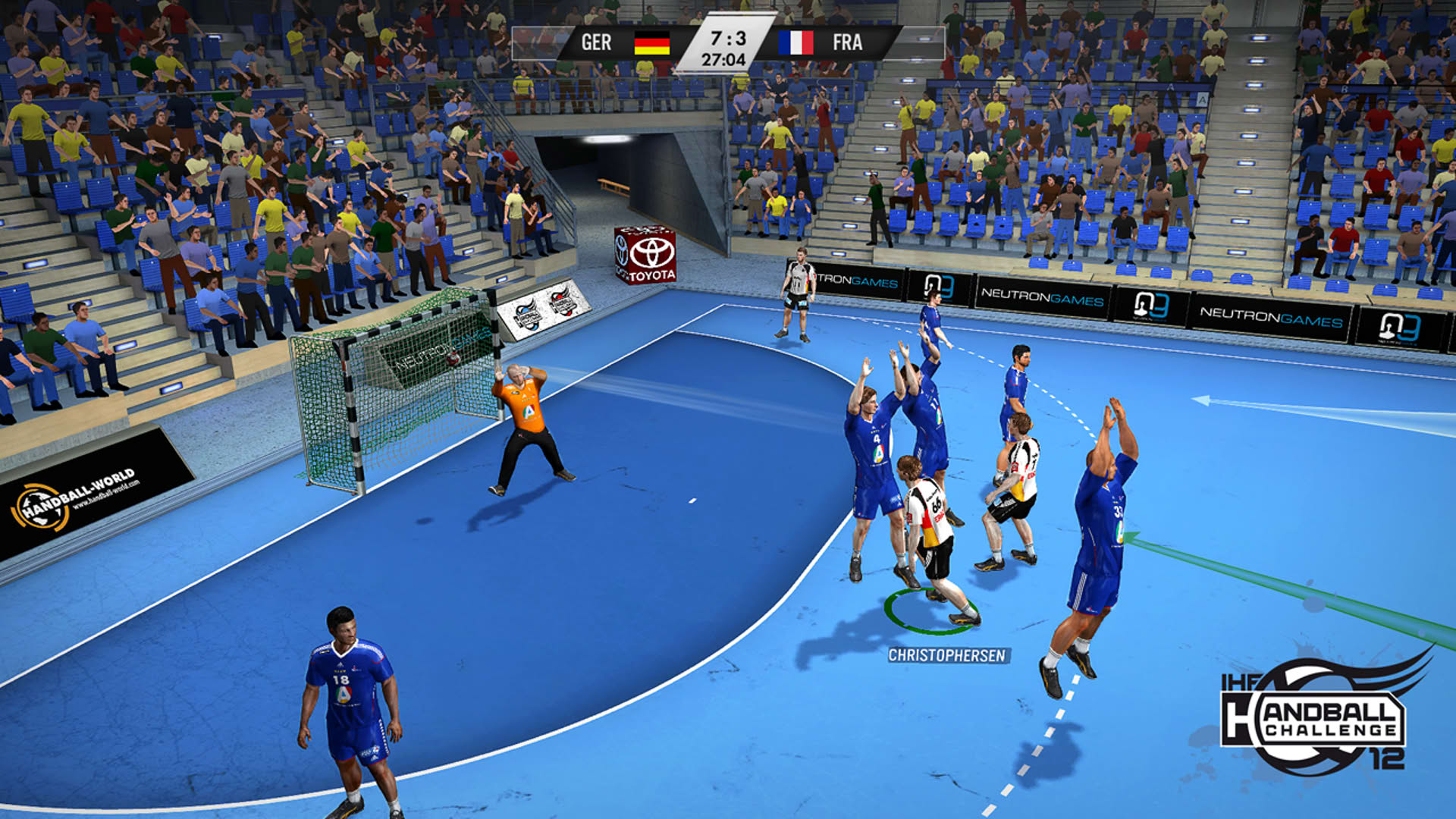Screenshot for IHF Handball Challenge 12