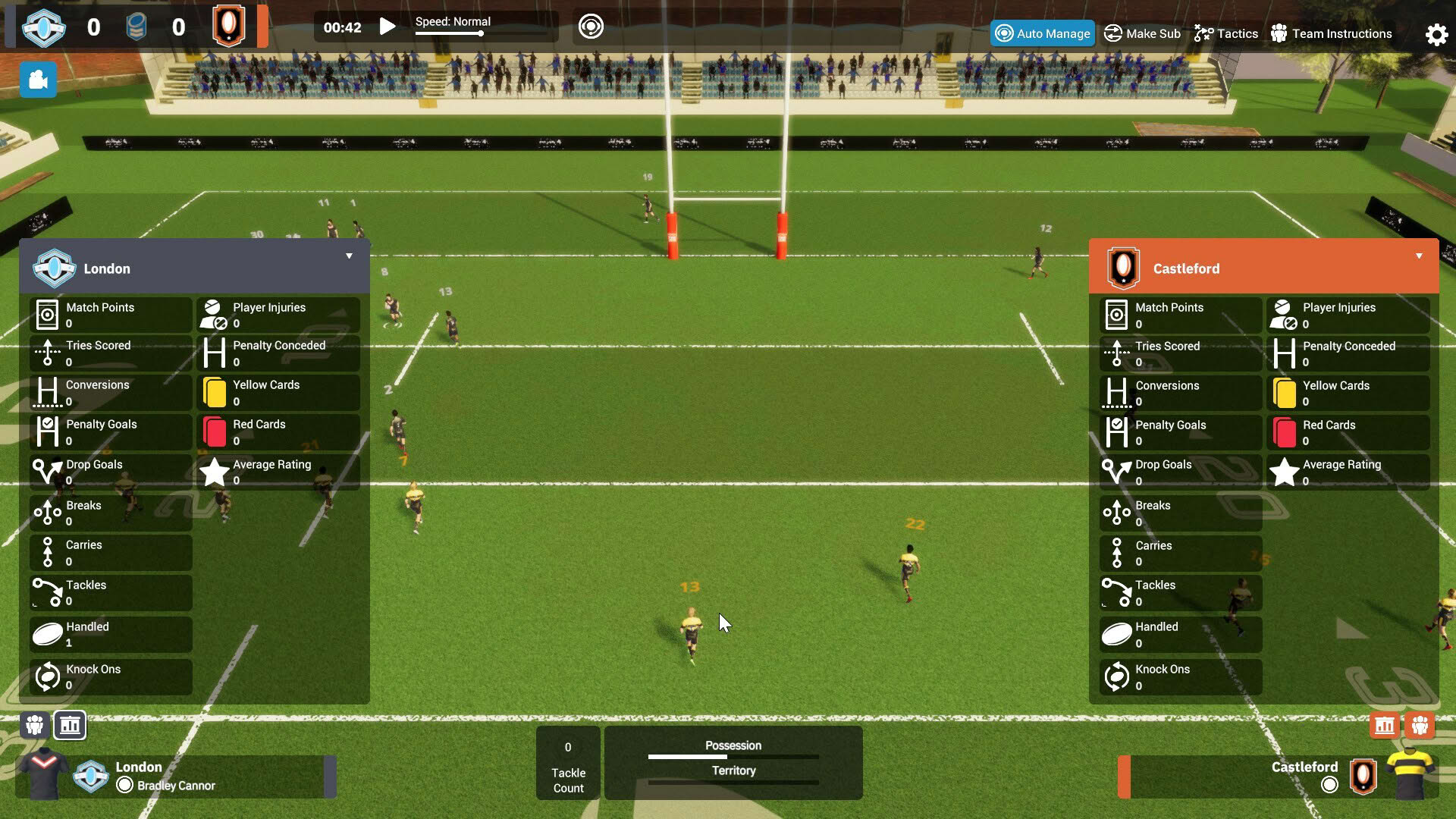Screenshot for Rugby League Team Manager 4