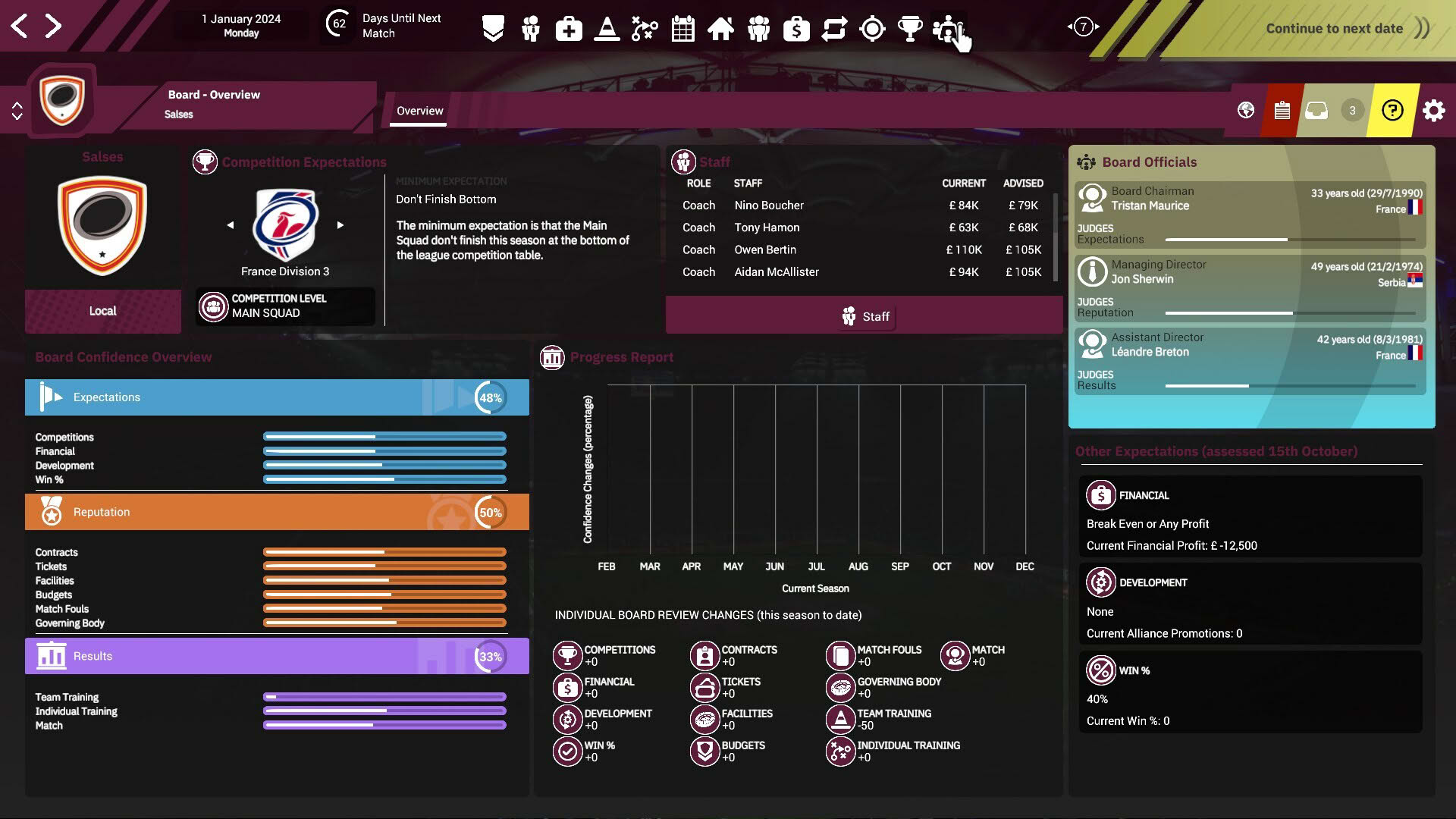 Screenshot for Rugby League Team Manager 4