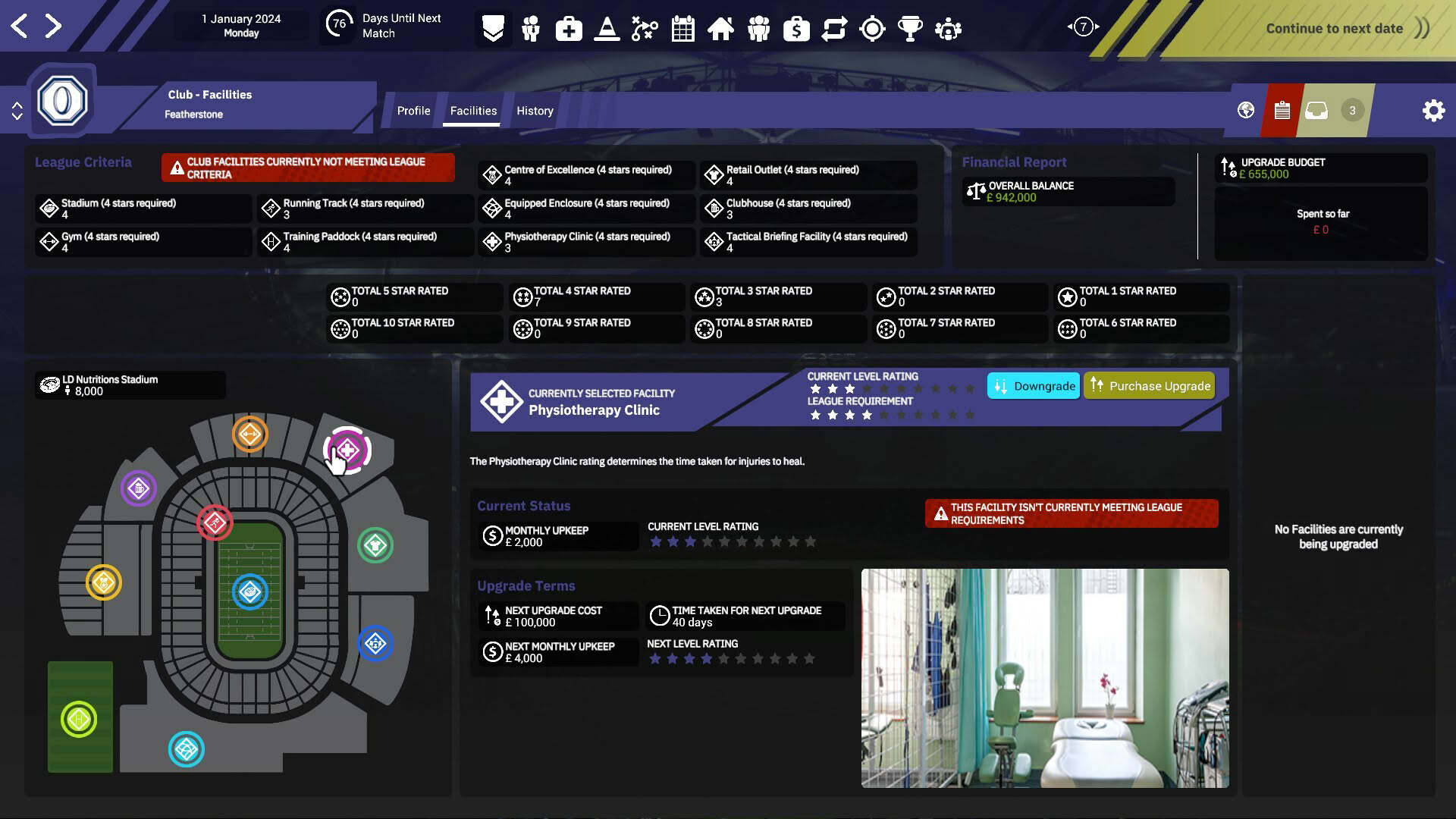 Screenshot for Rugby League Team Manager 4