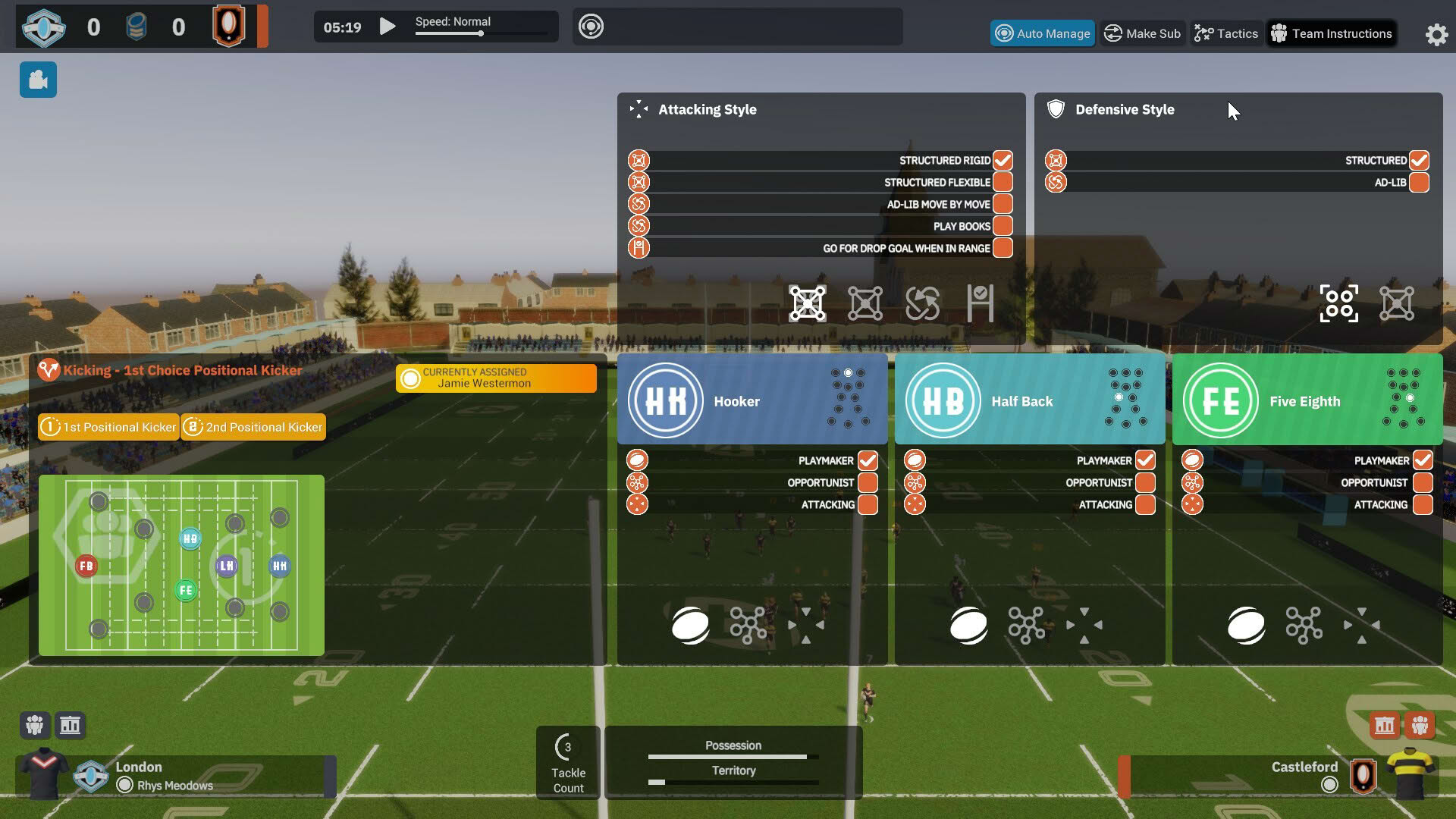 Screenshot for Rugby League Team Manager 4