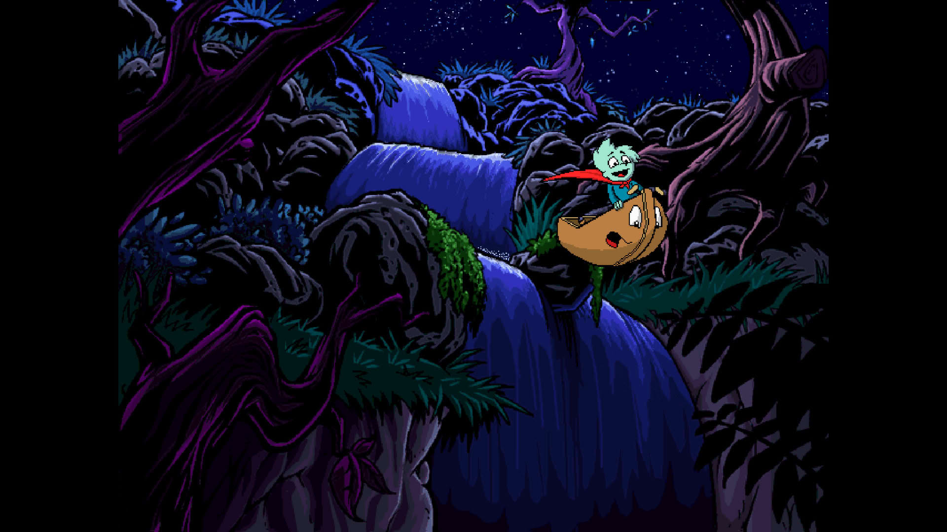 Screenshot for Pajama Sam In: No Need to Hide When It's Dark Outside
