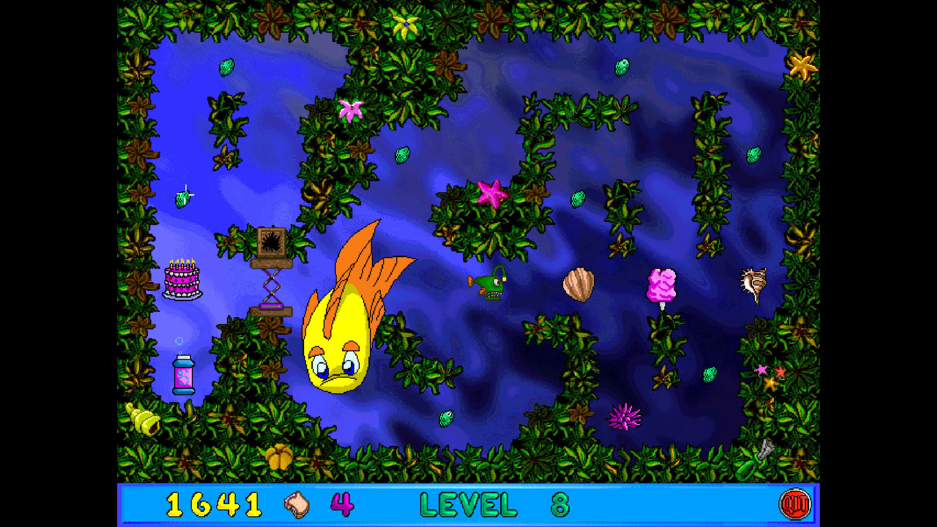 Screenshot for Freddi Fish and Luther's Maze Madness