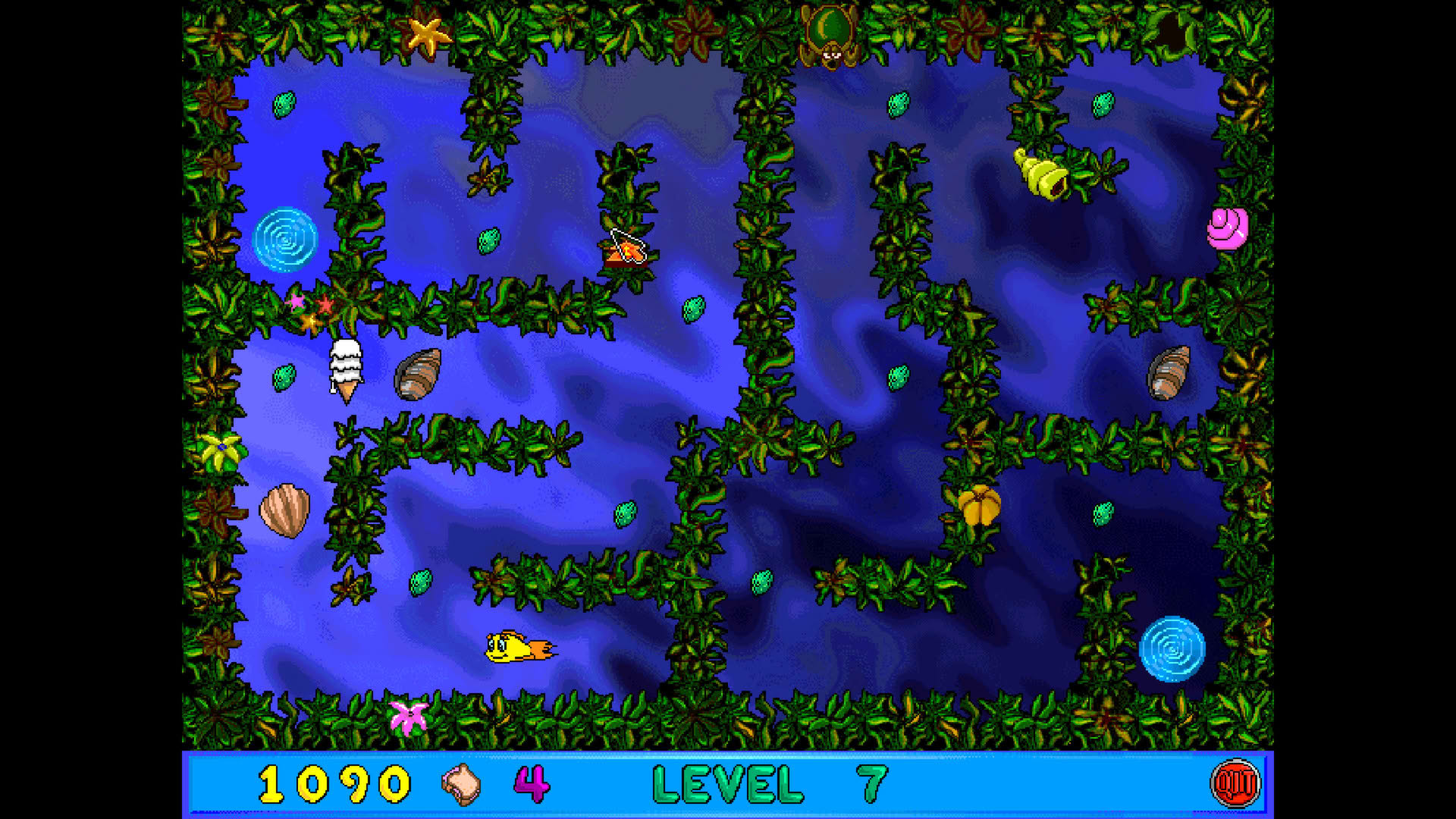 Screenshot for Freddi Fish and Luther's Maze Madness