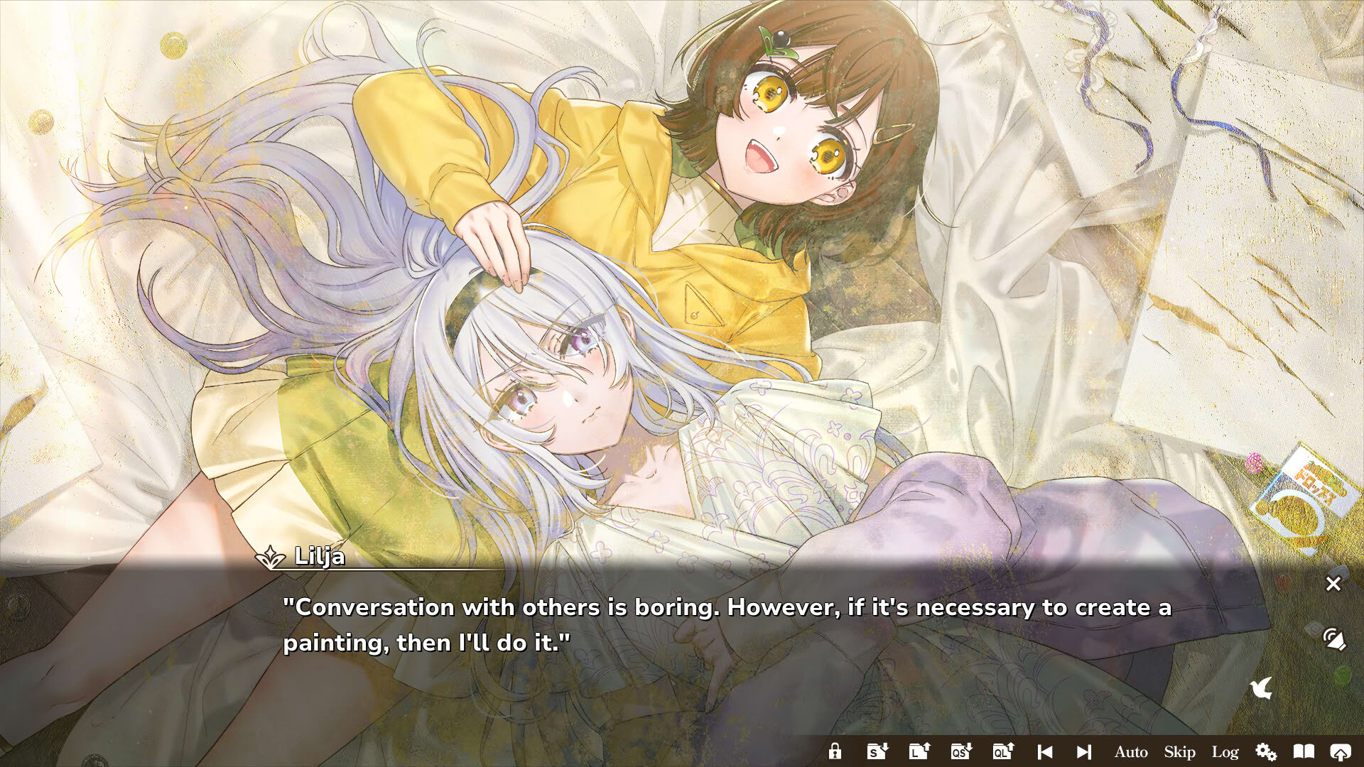 Screenshot for Lilja and Natsuka: Painting Lies