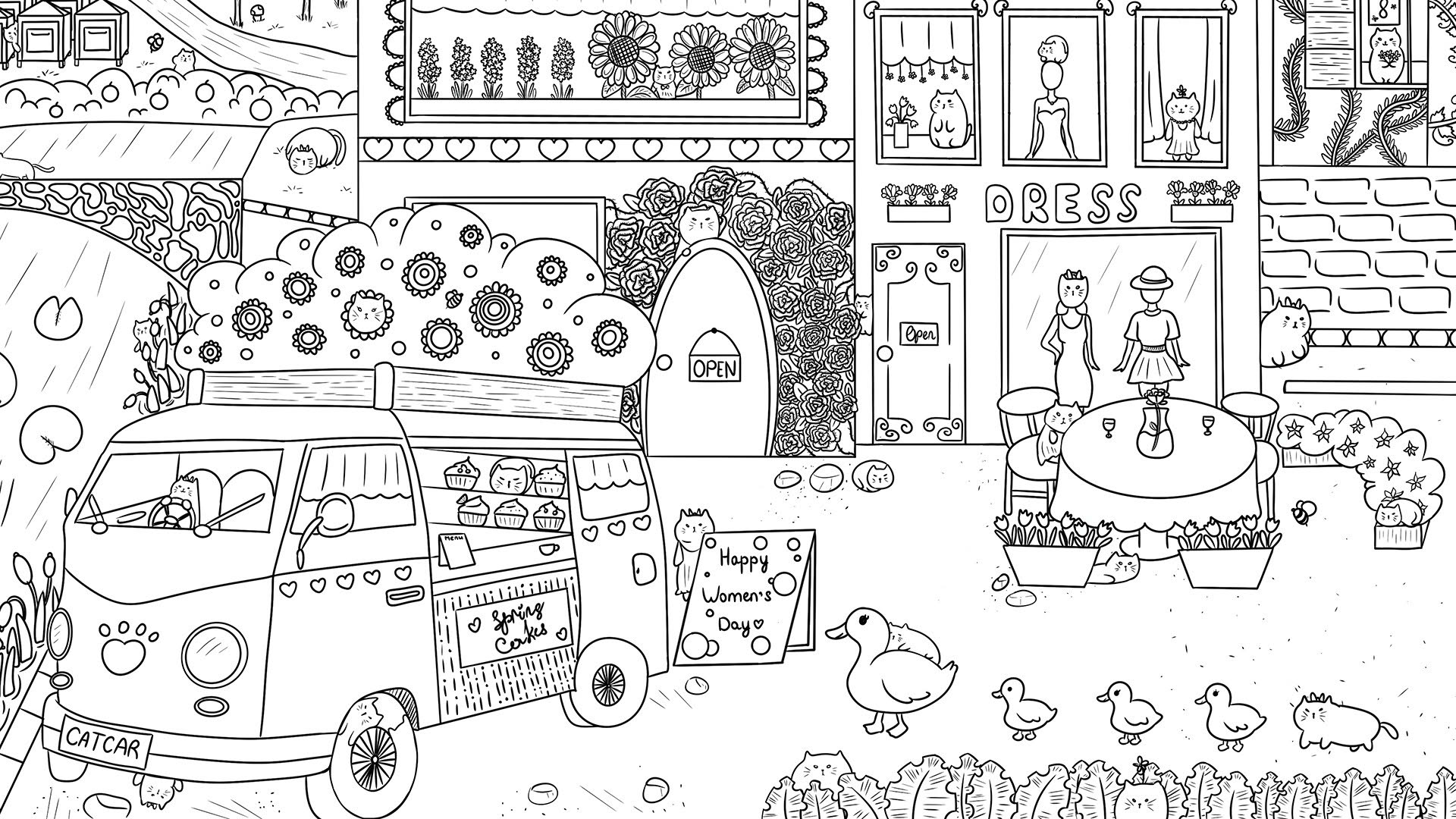 Screenshot for 100 March Cats
