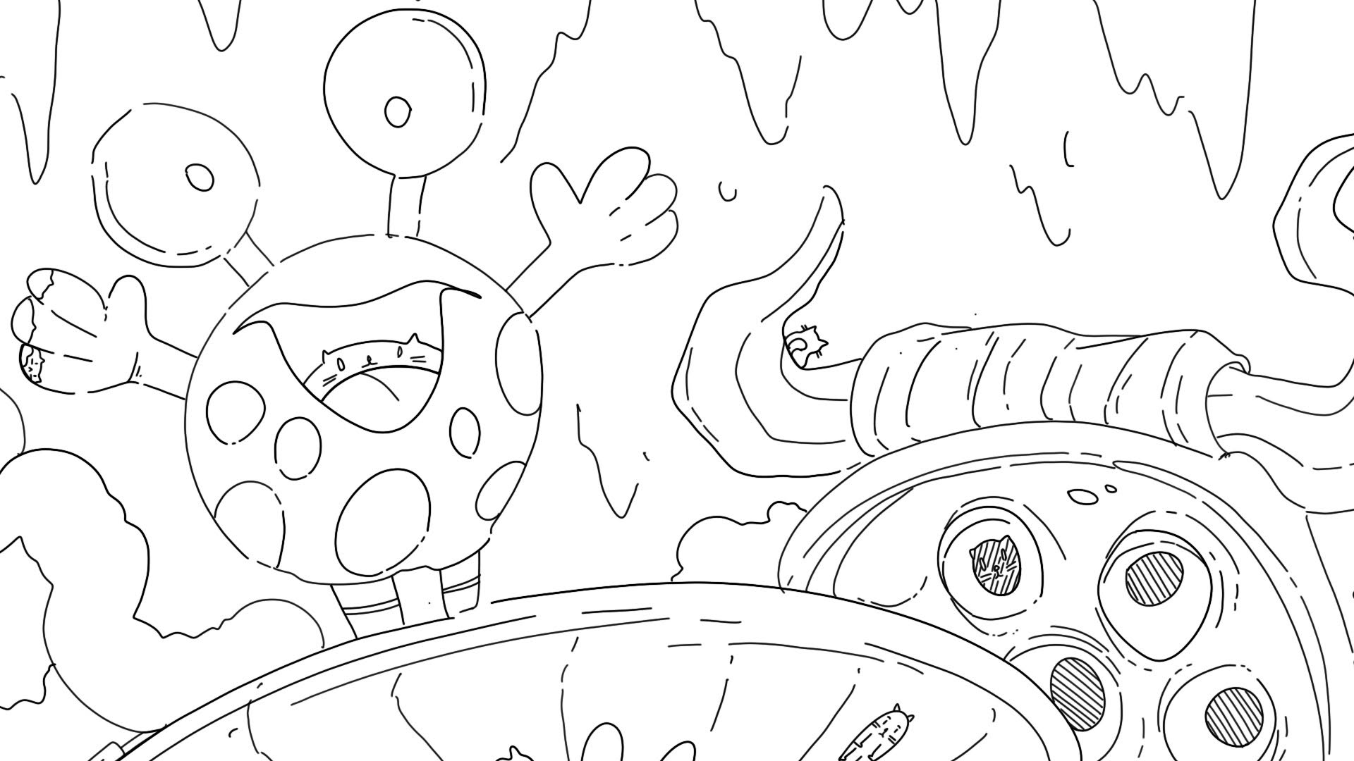Screenshot for 100 Aliens Cats