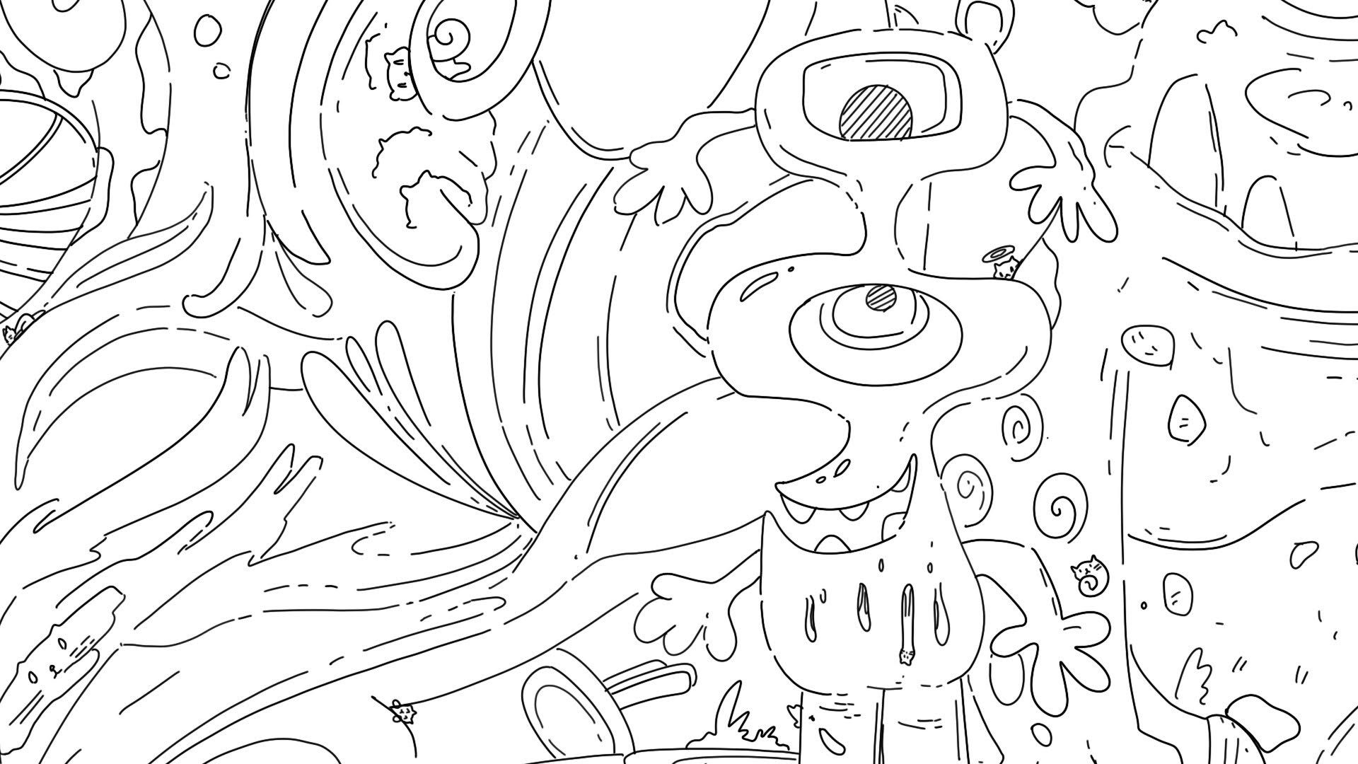 Screenshot for 100 Aliens Cats