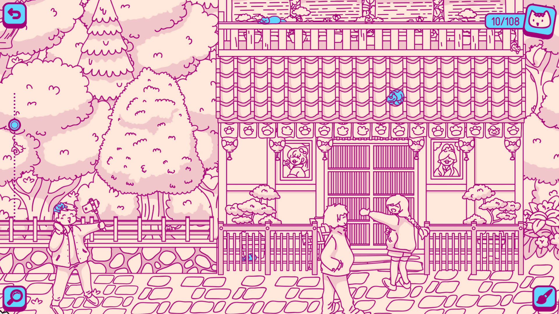 Screenshot for Cats and Seek: Kyoto