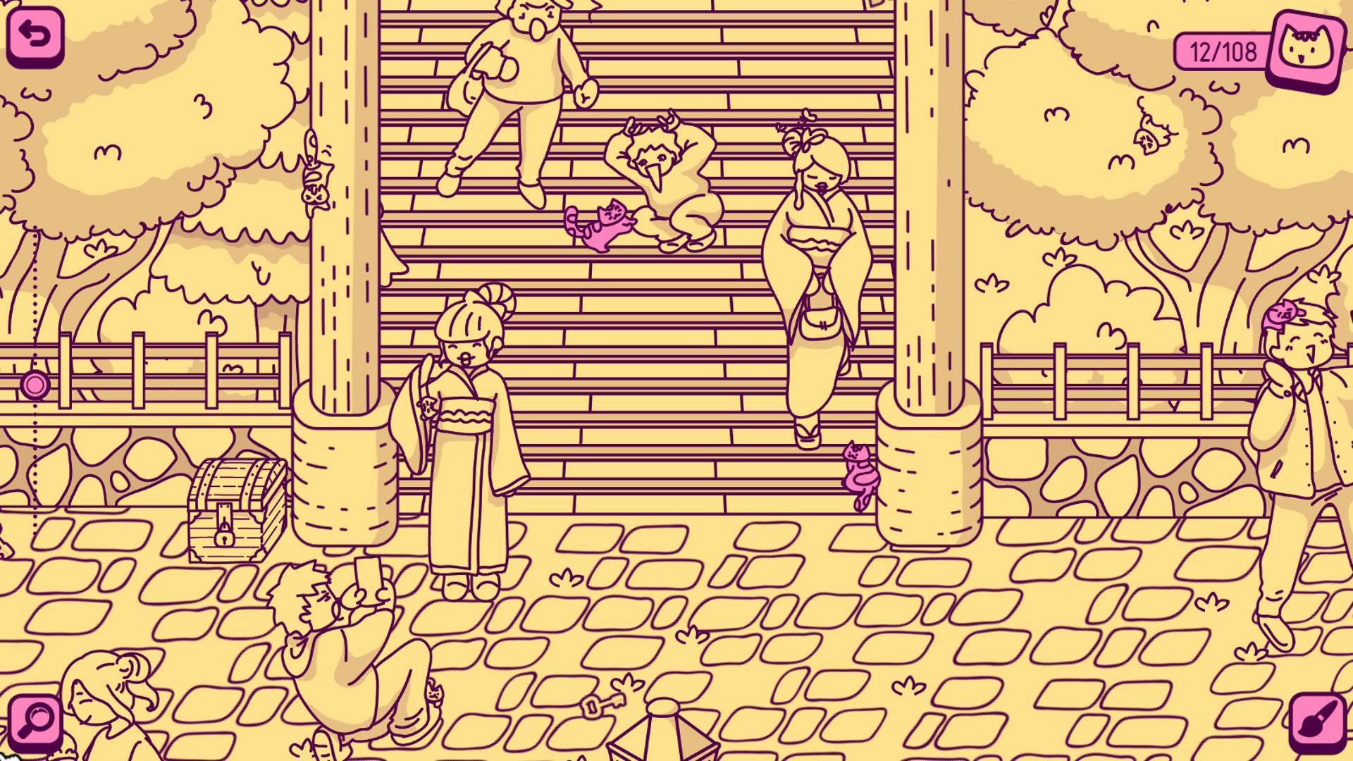 Screenshot for Cats and Seek: Kyoto