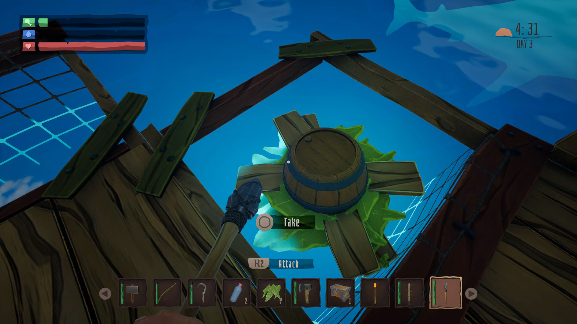 Screenshot for Survival Raft Simulator: Lost at Sea