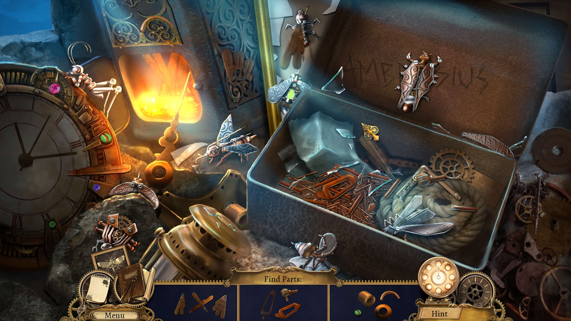 Screenshot for Clockwork Tales: Of Glass and Ink