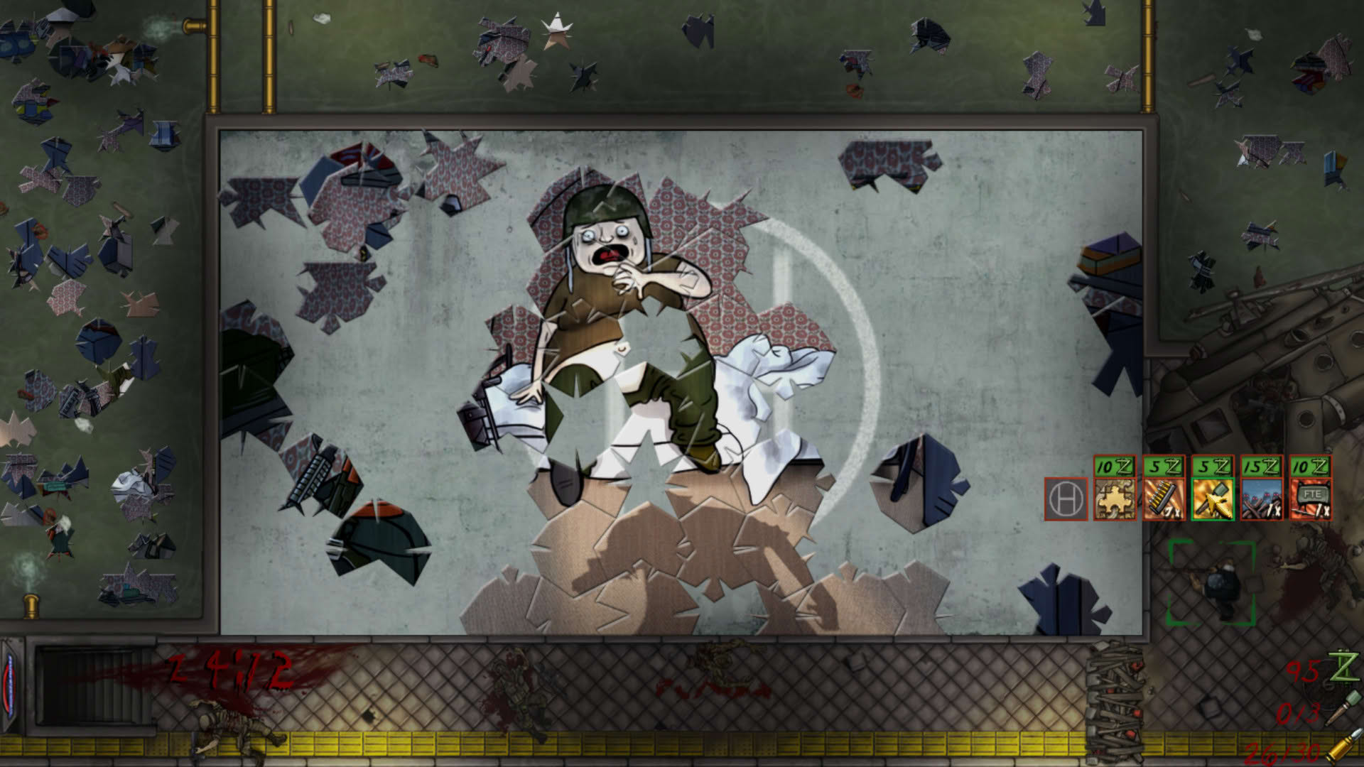 Screenshot for Pixel Puzzles: UndeadZ