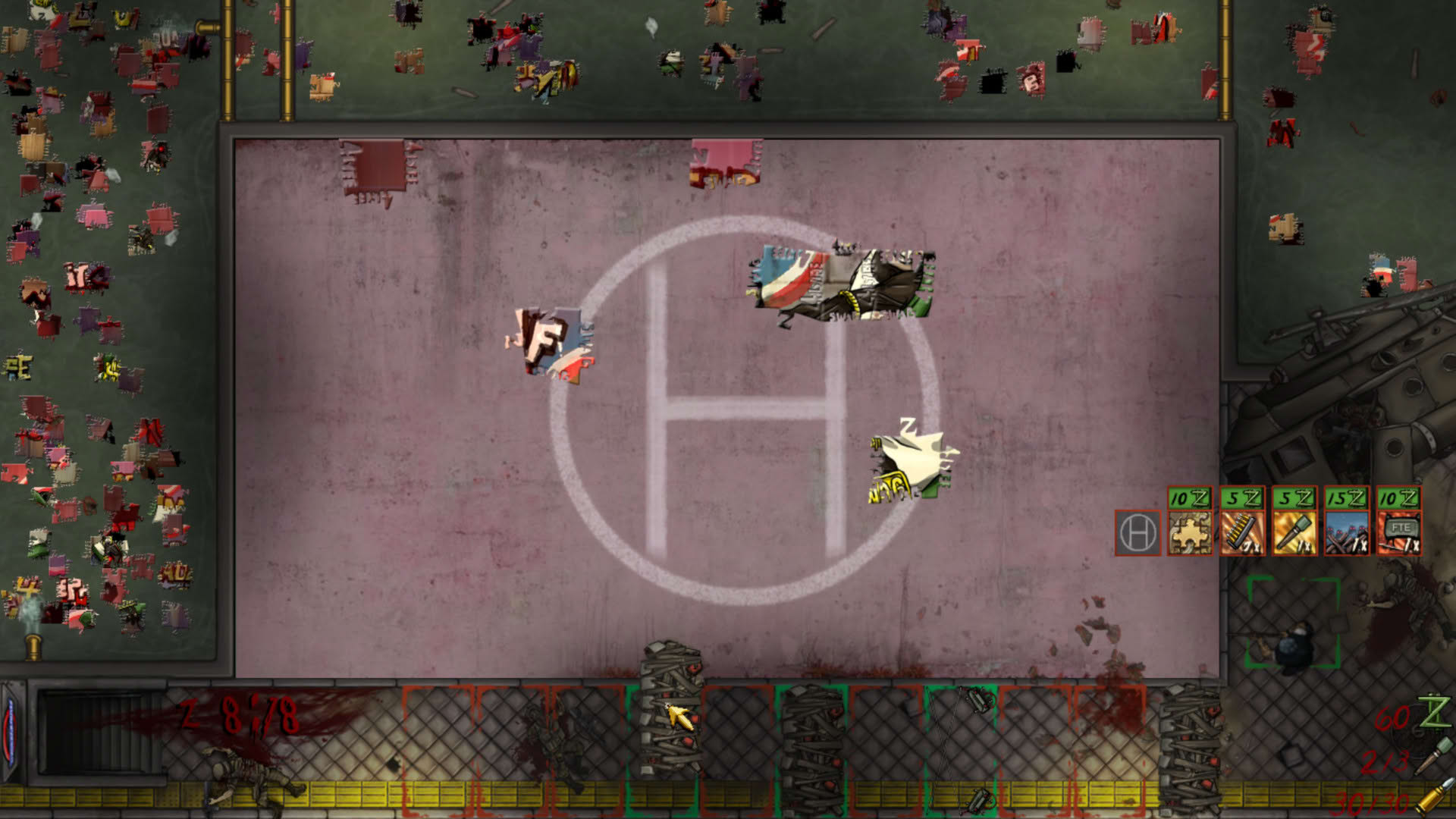 Screenshot for Pixel Puzzles: UndeadZ