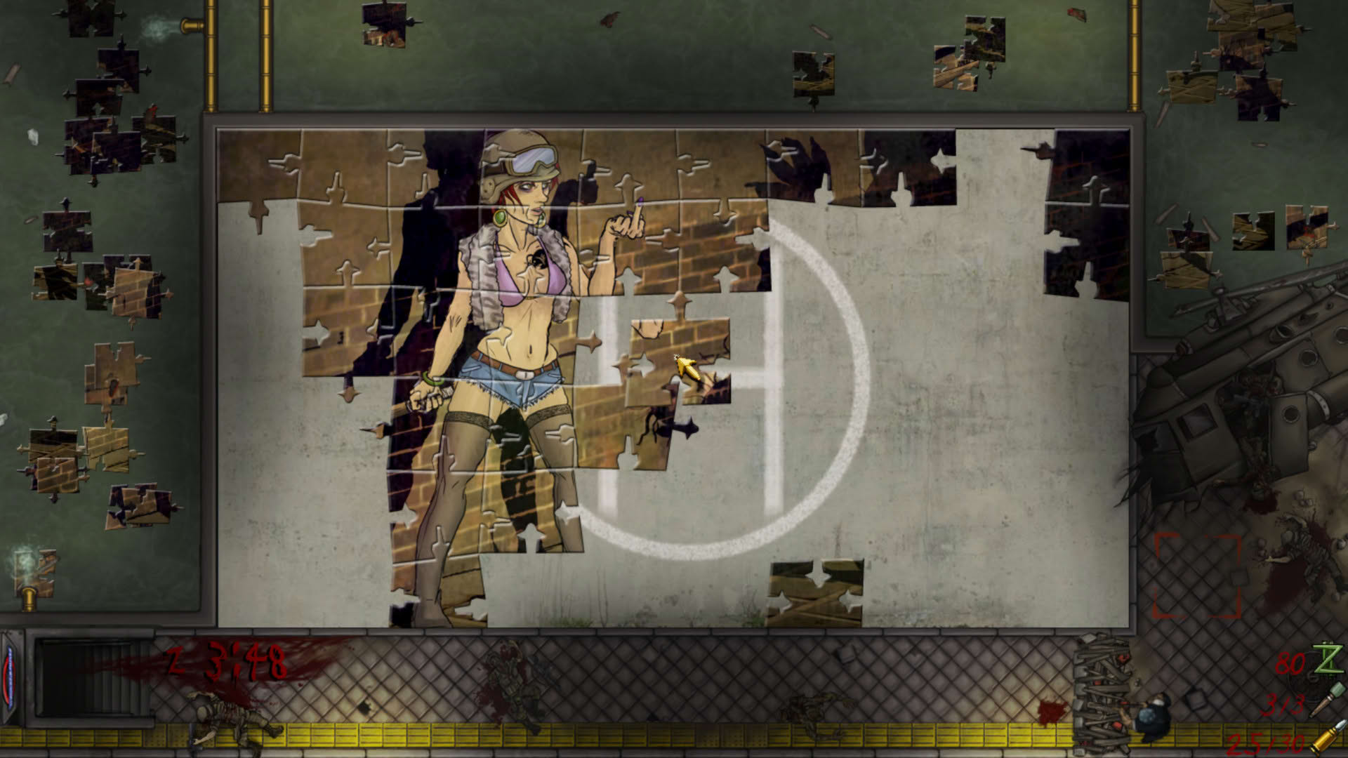 Screenshot for Pixel Puzzles: UndeadZ