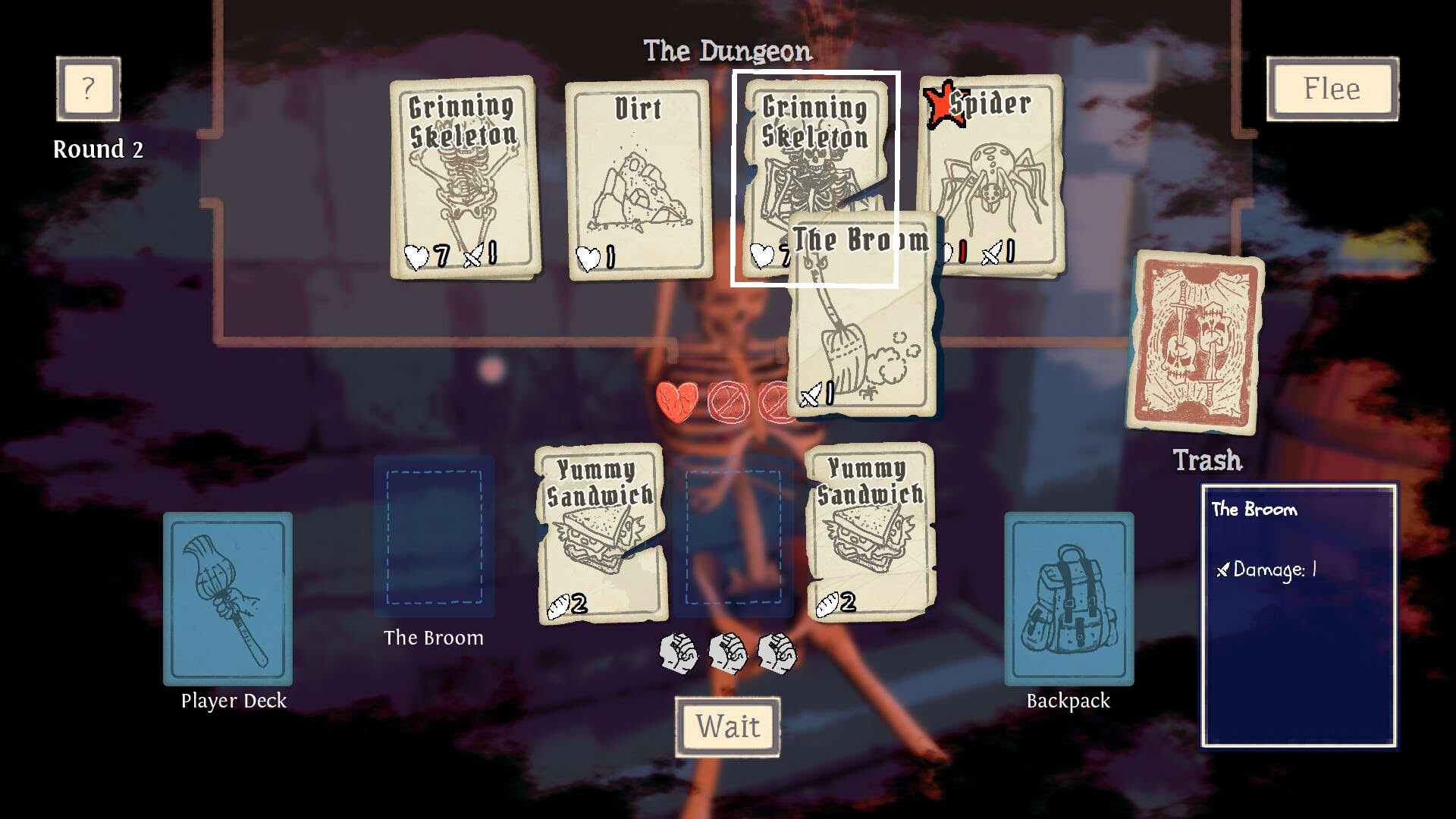 Screenshot for Mops & Mobs: A Sweeping Dungeon Adventure