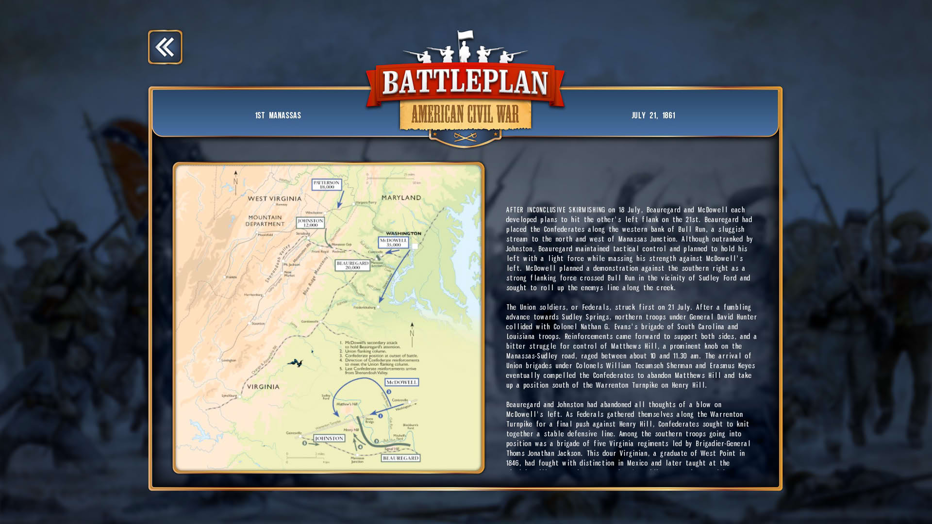 Screenshot for Battleplan: American Civil War