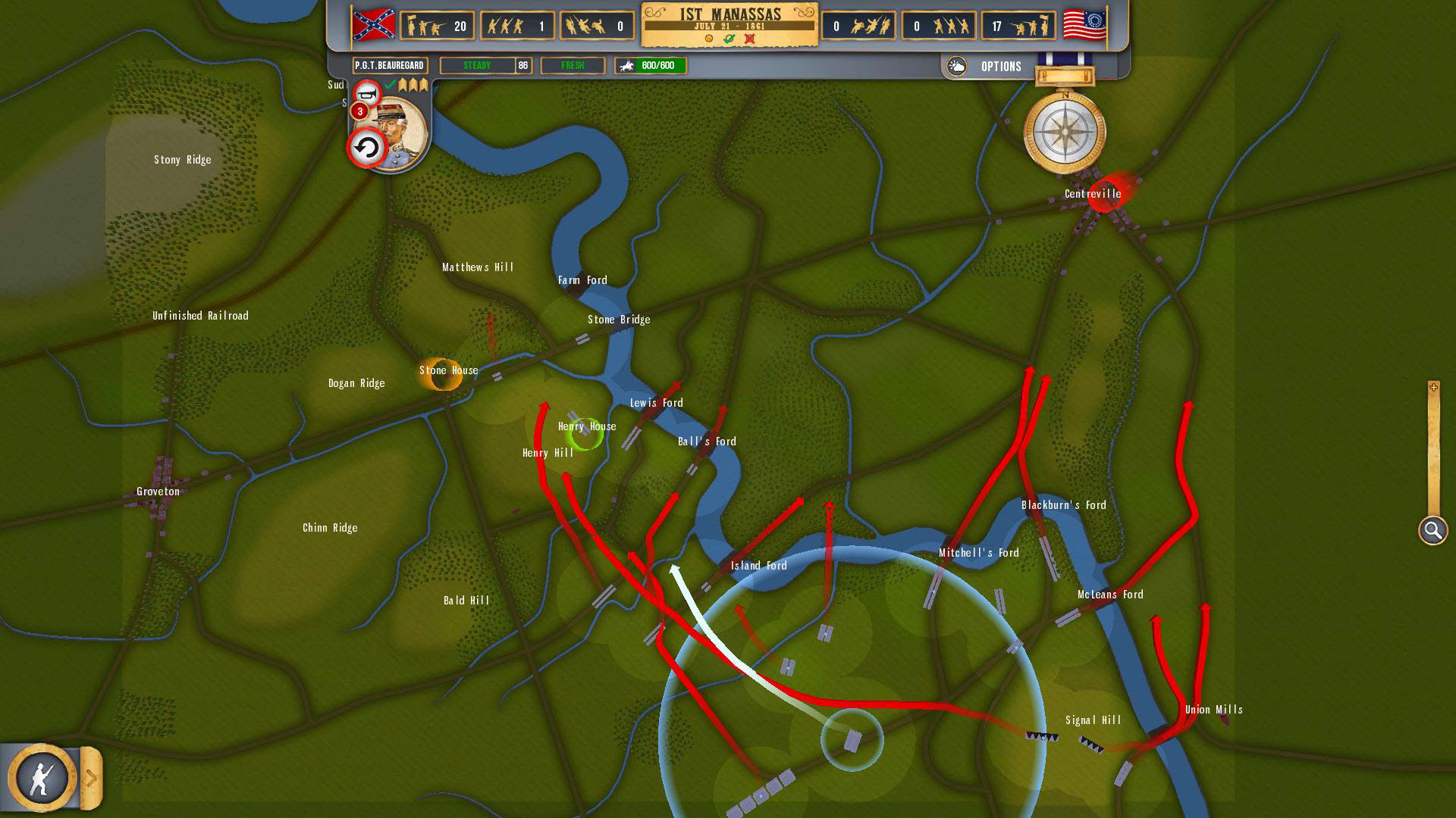 Screenshot for Battleplan: American Civil War