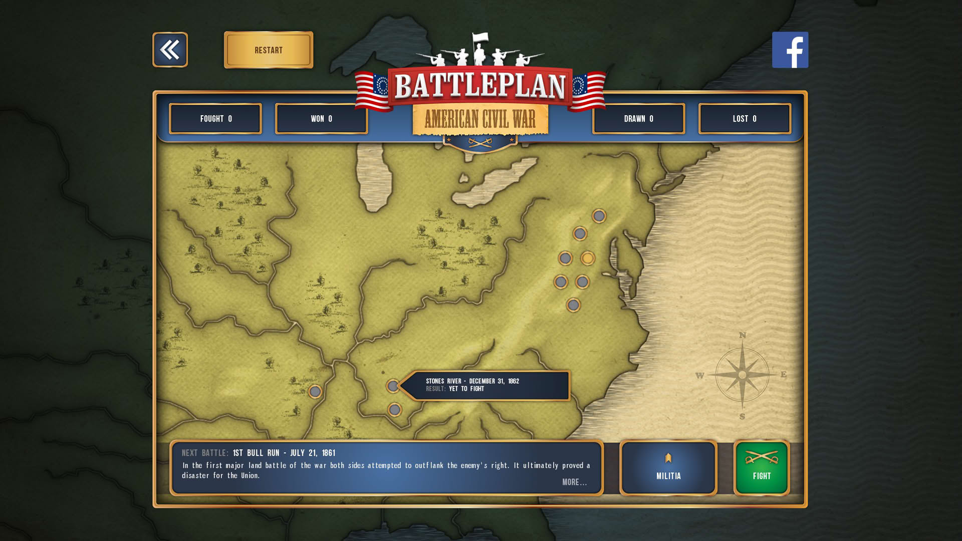 Screenshot for Battleplan: American Civil War