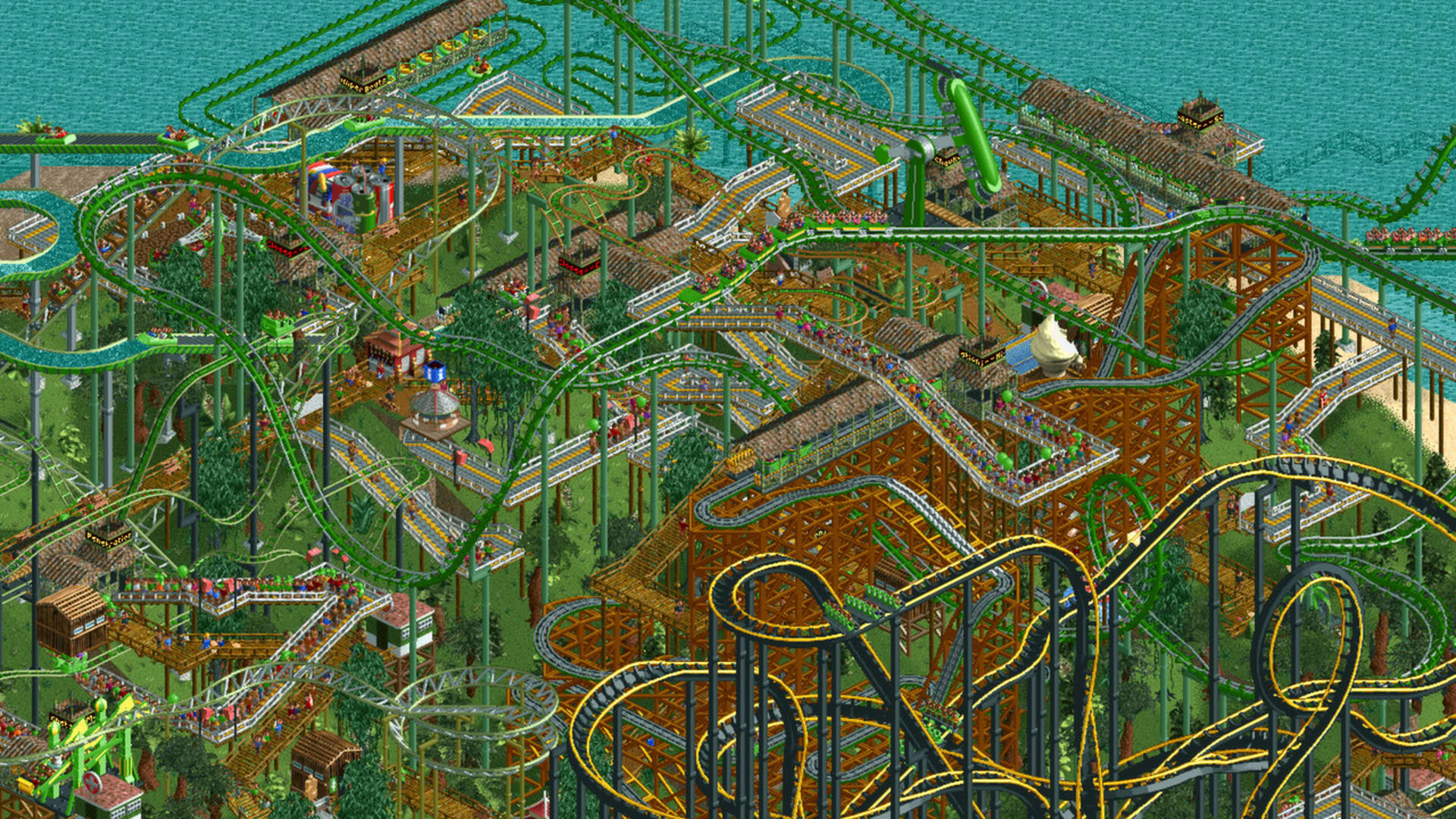 Screenshot for RollerCoaster Tycoon 2