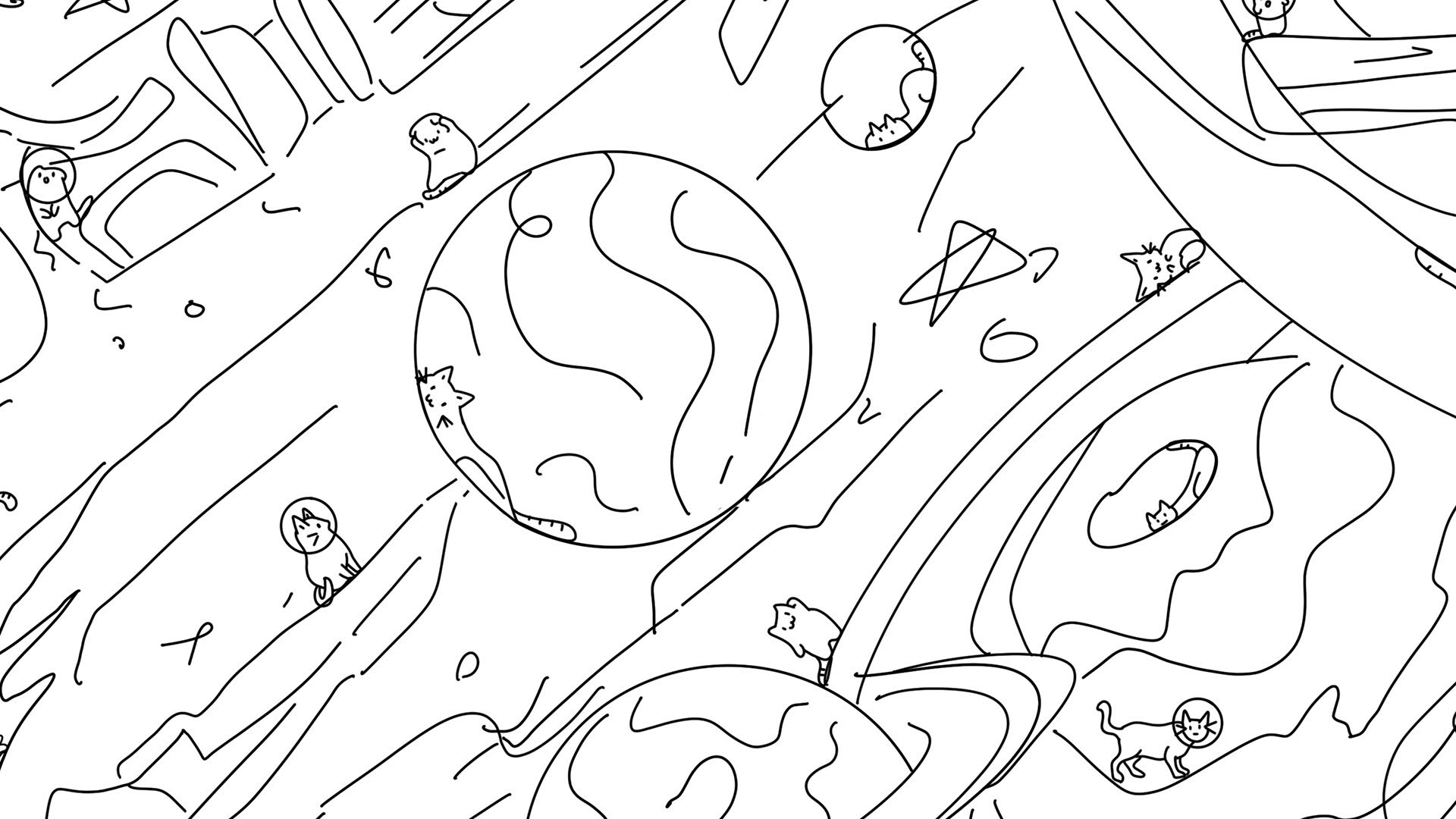 Screenshot for 100 Space Cats