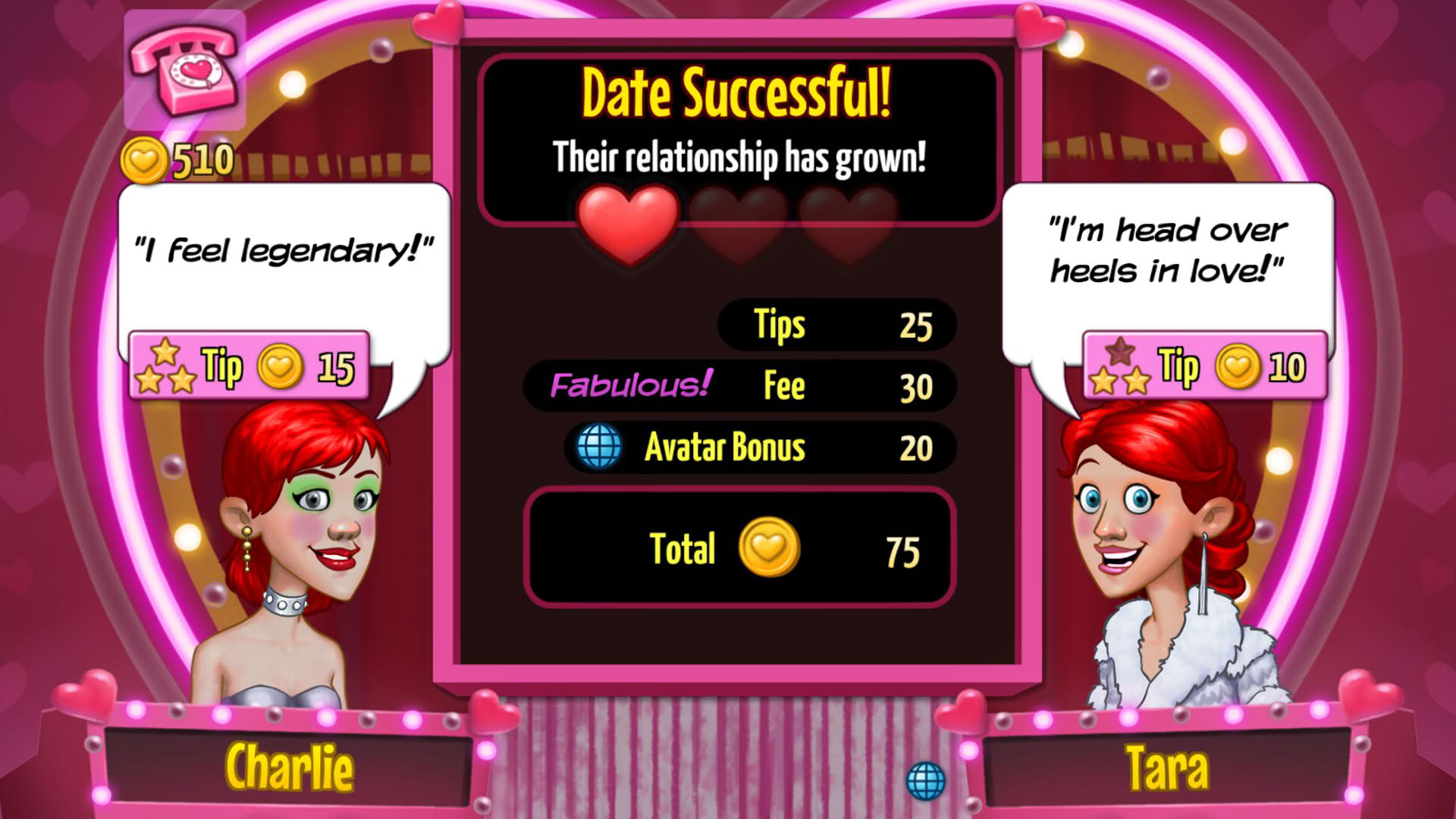 Screenshot for Kitty Powers' Matchmaker