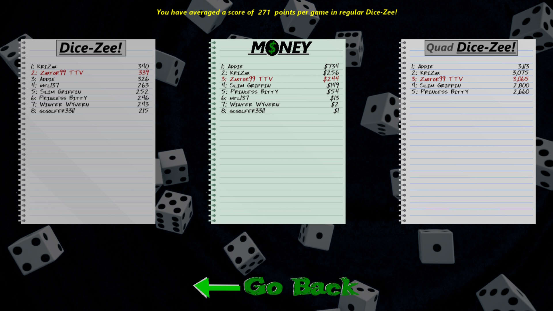Screenshot for Dice-Zee!