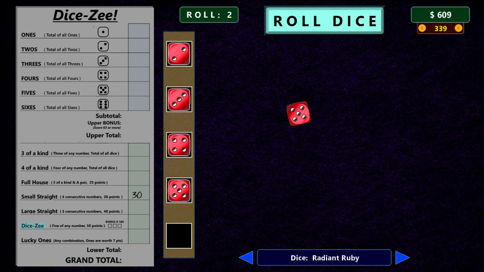 Screenshot for Dice-Zee!