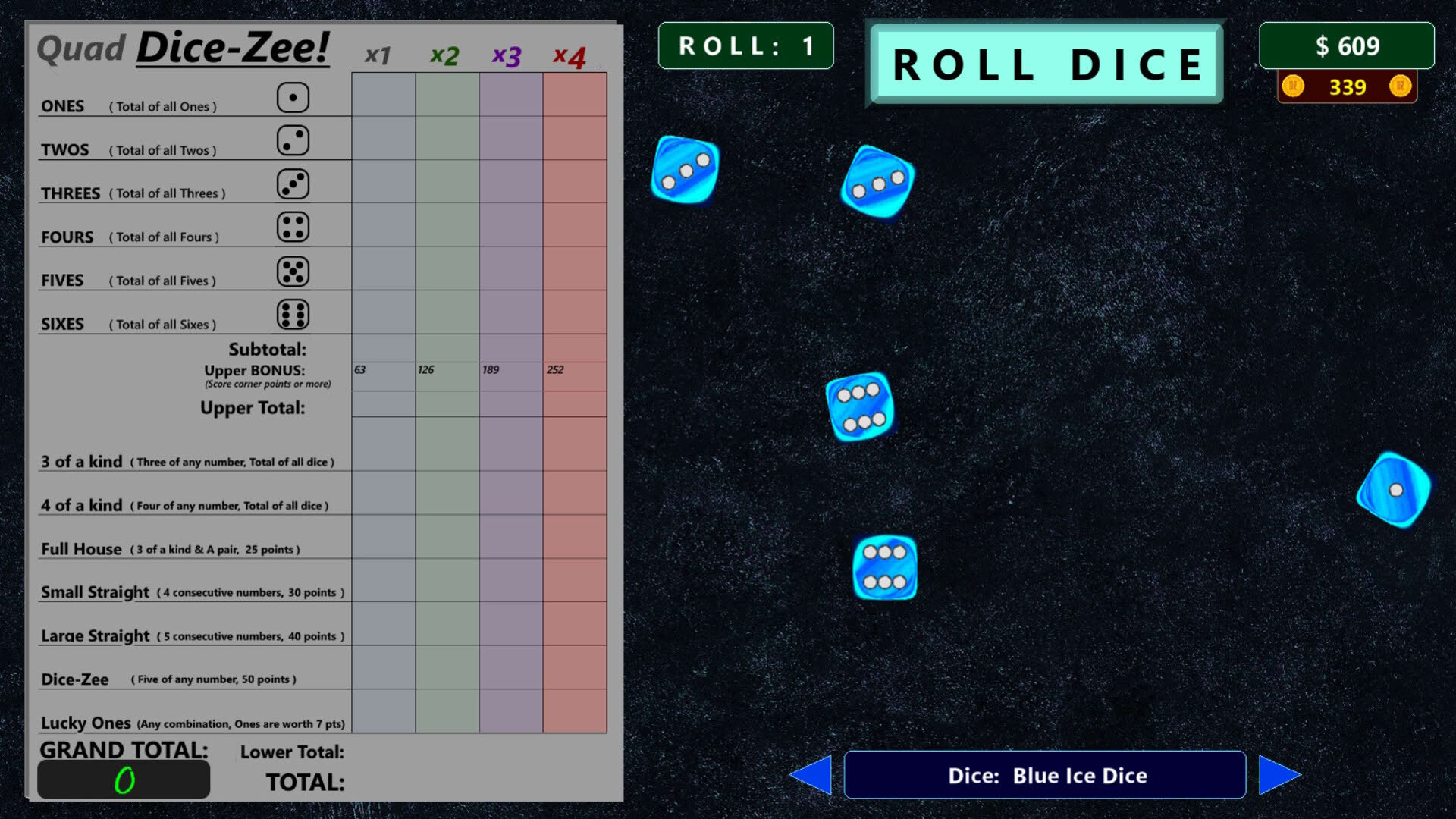 Screenshot for Dice-Zee!